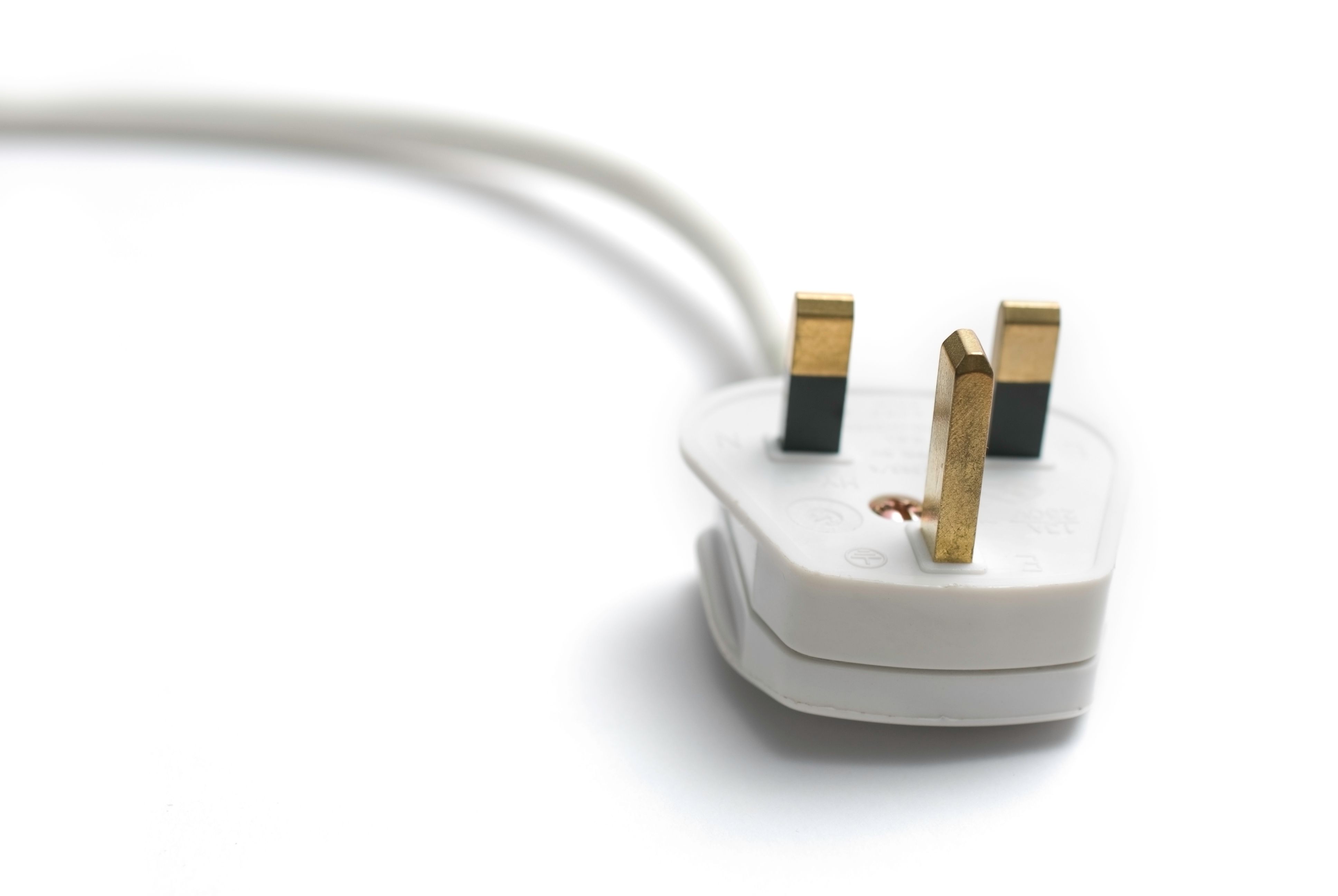 White british power plug White british power plug