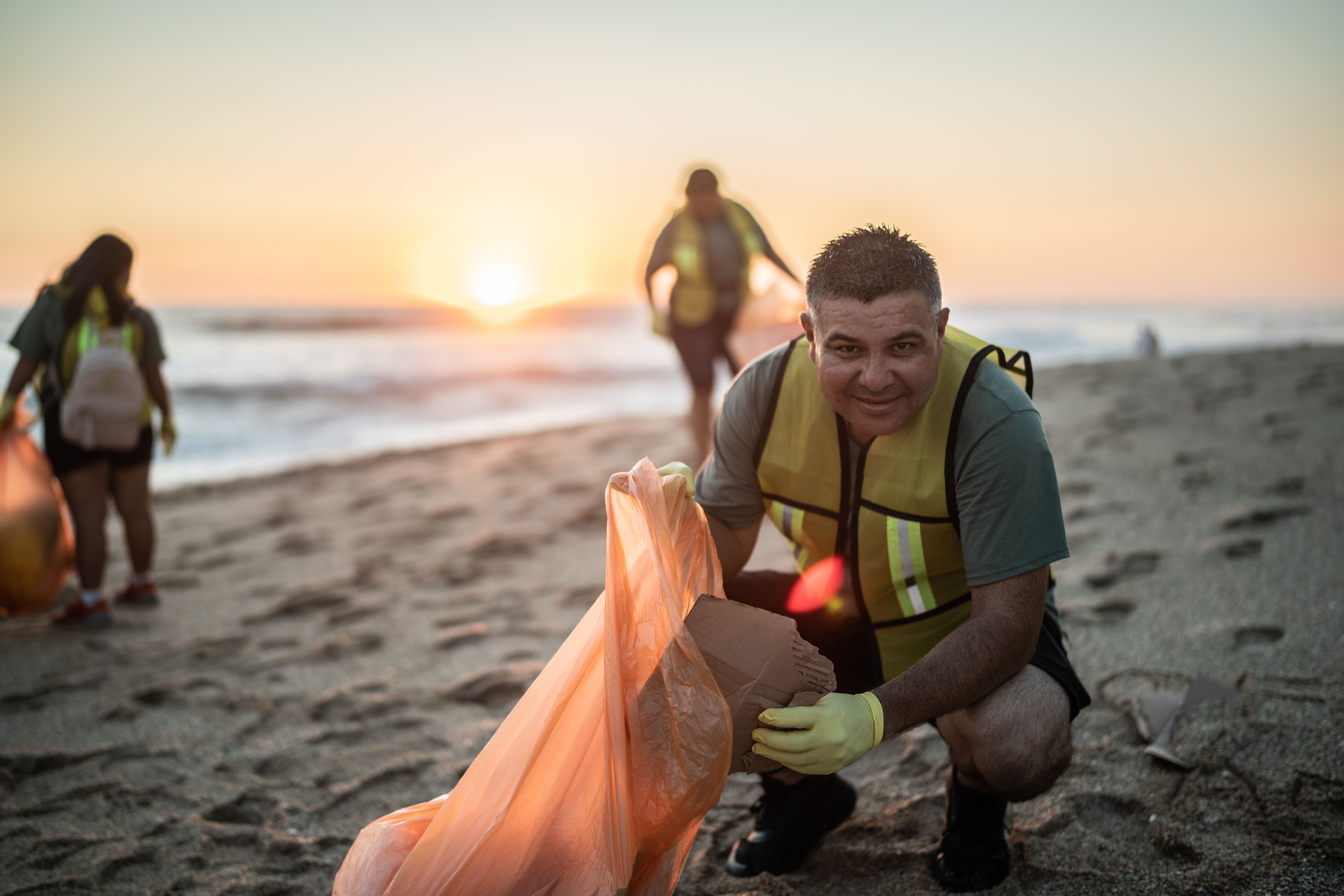 community beach cleanup