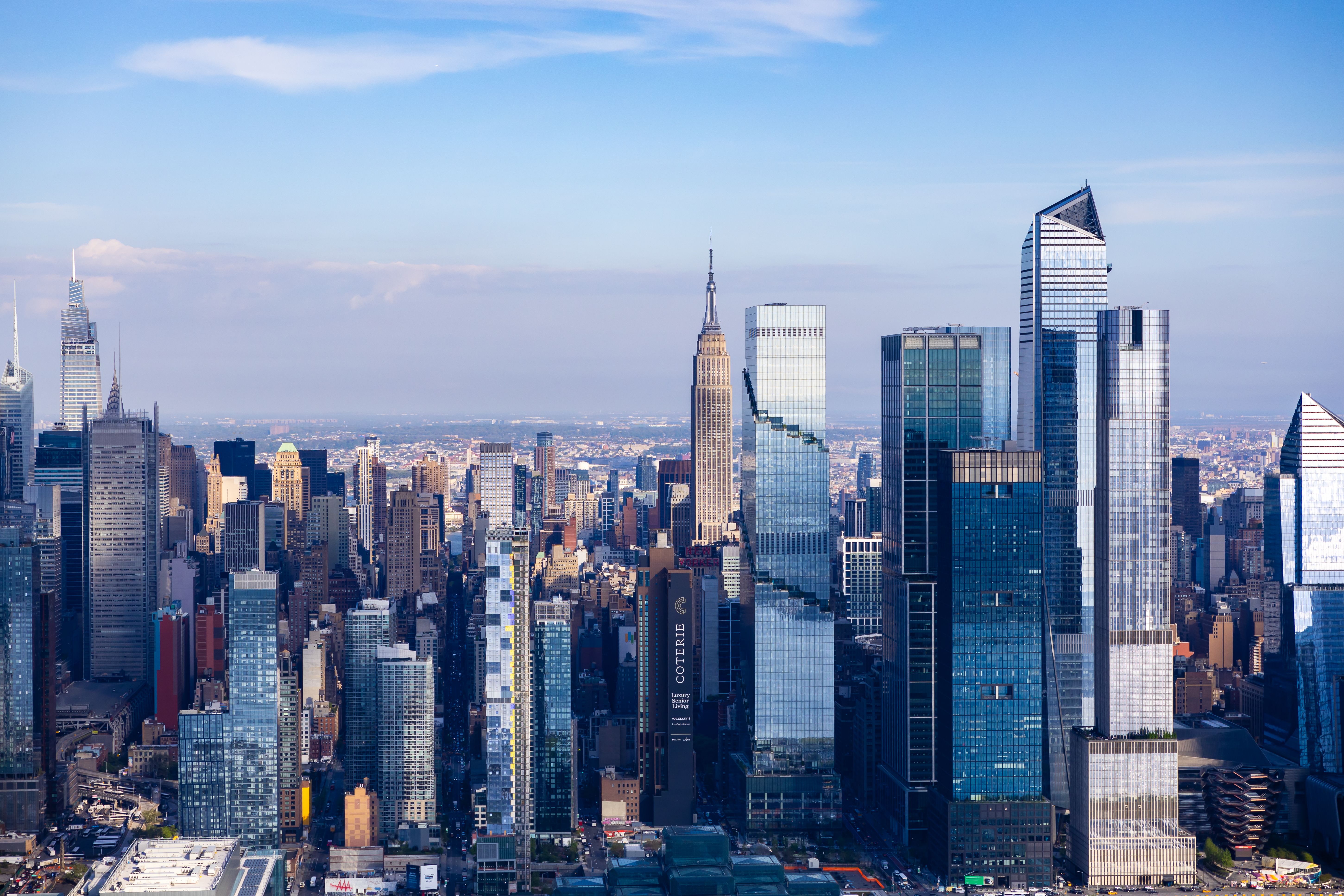 New York skyline crypto