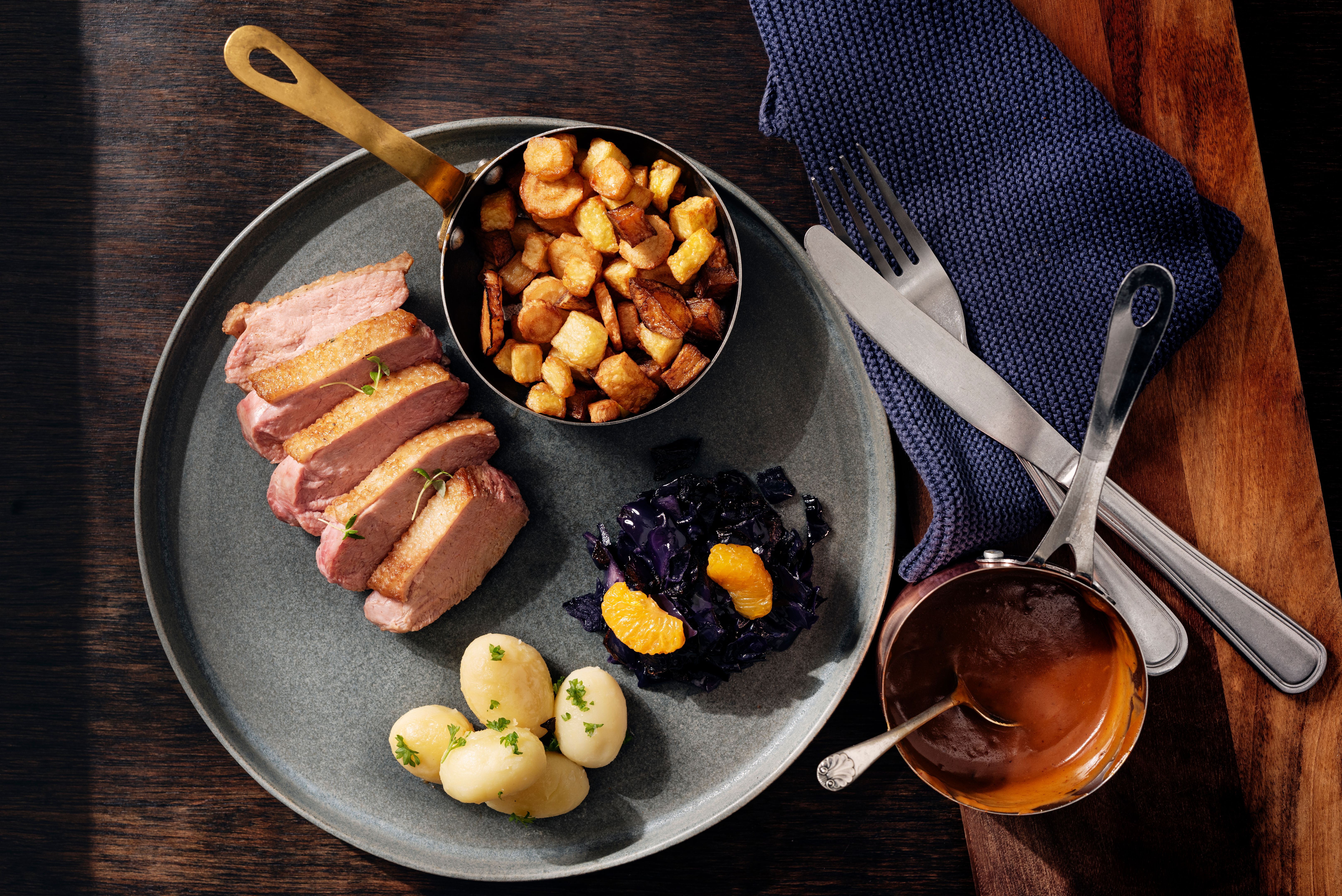 pan roasted duck