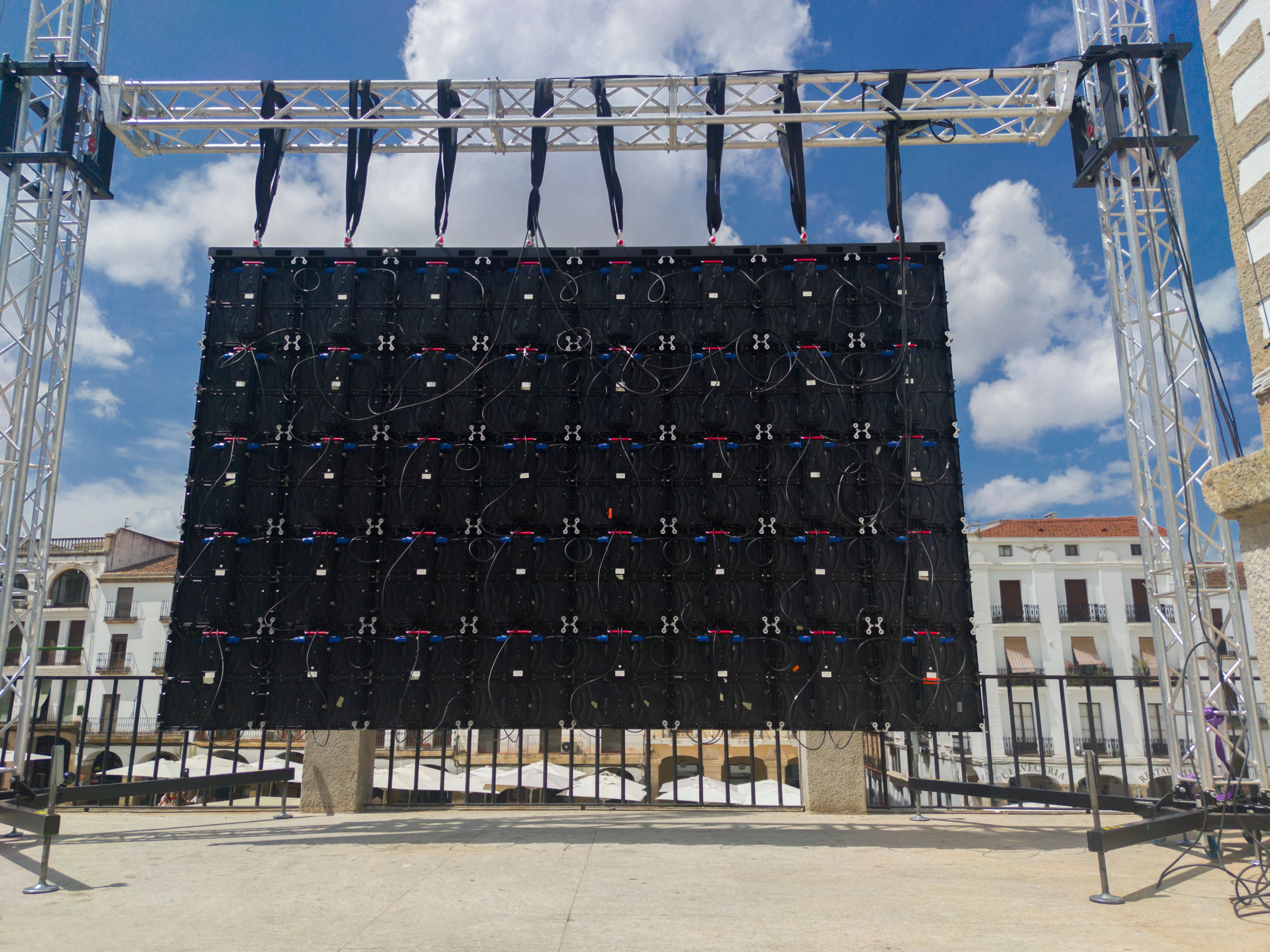 led video wall event