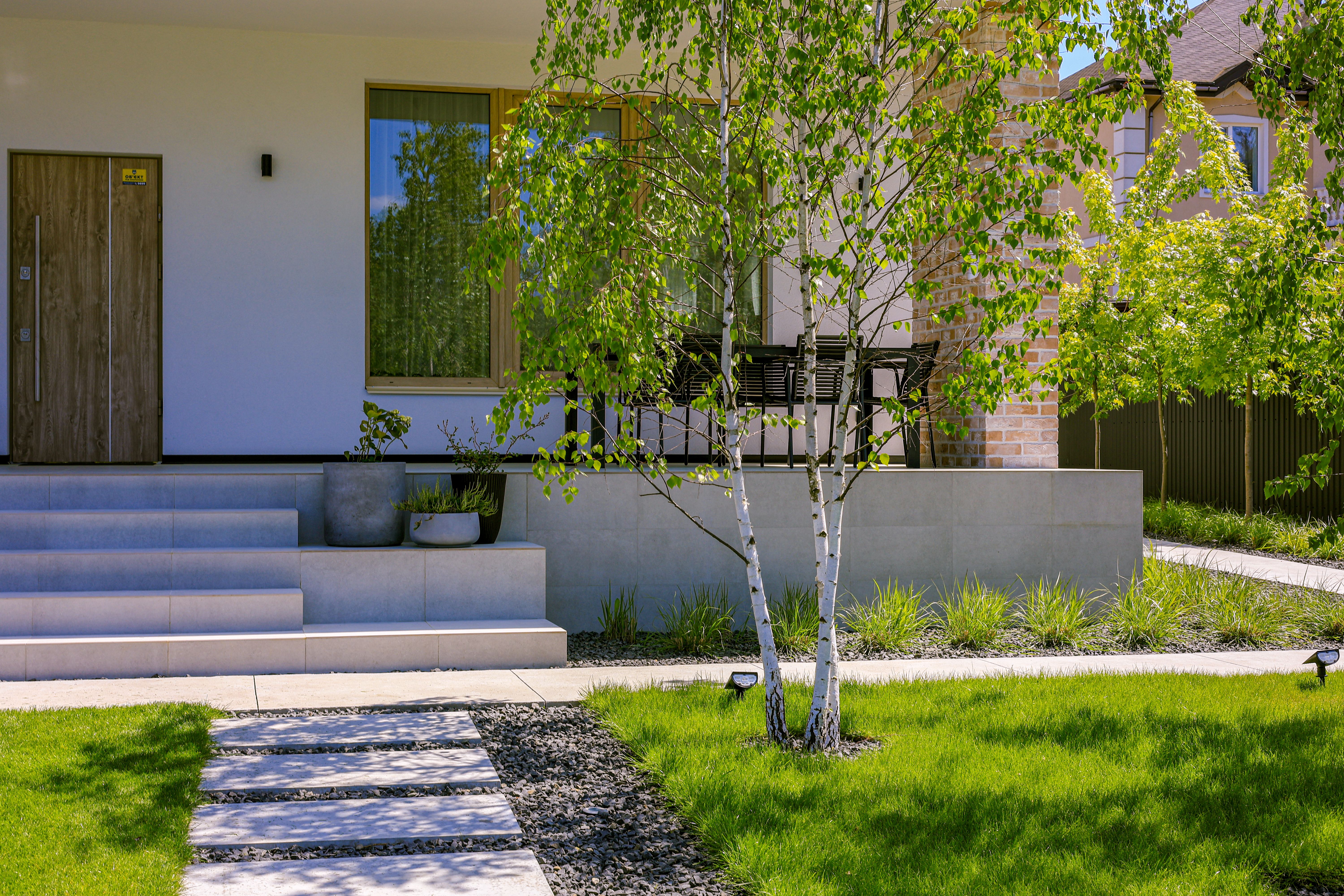 Landscape design of the local area Landscape design of the local area