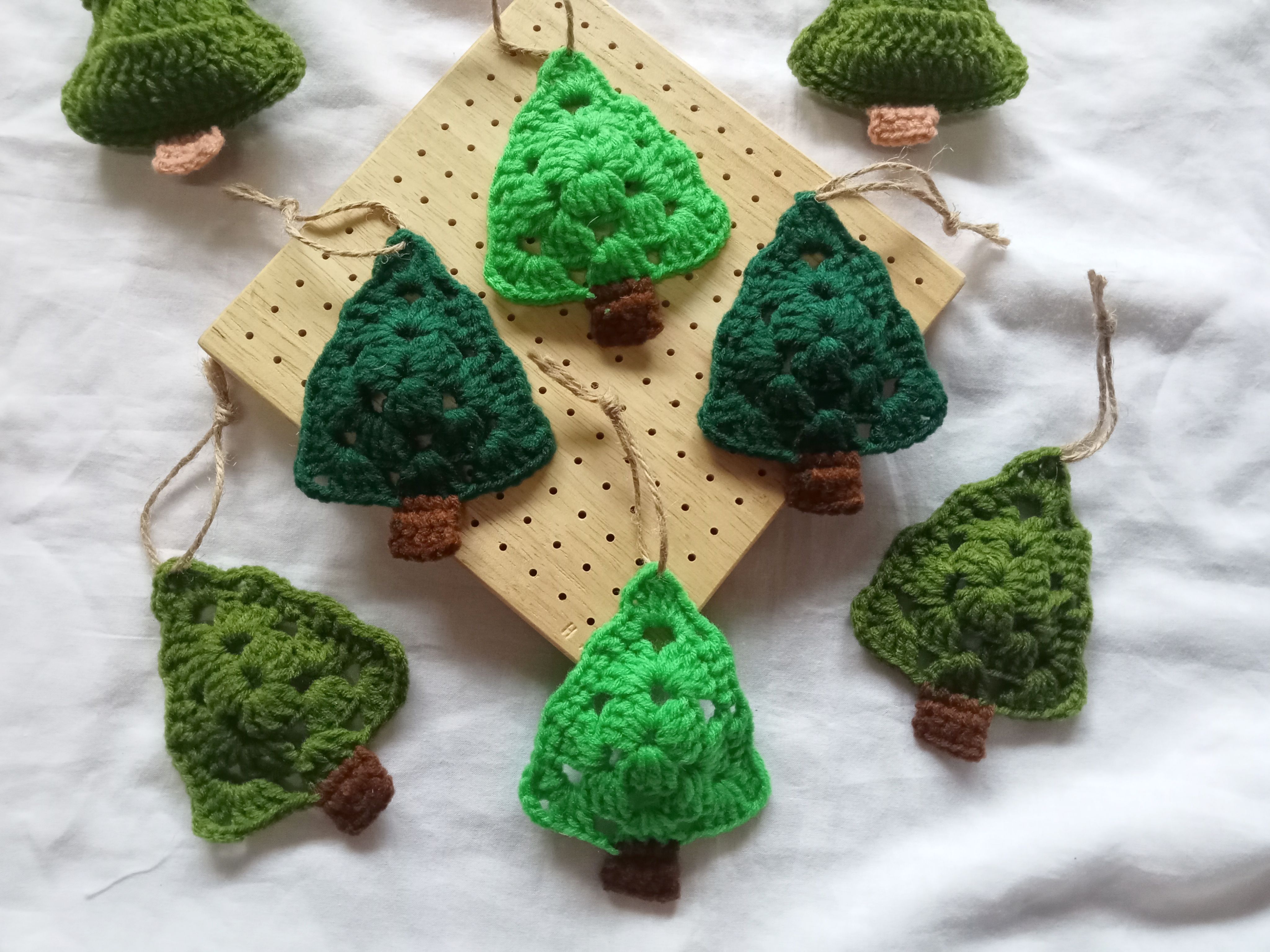 knitted ornaments