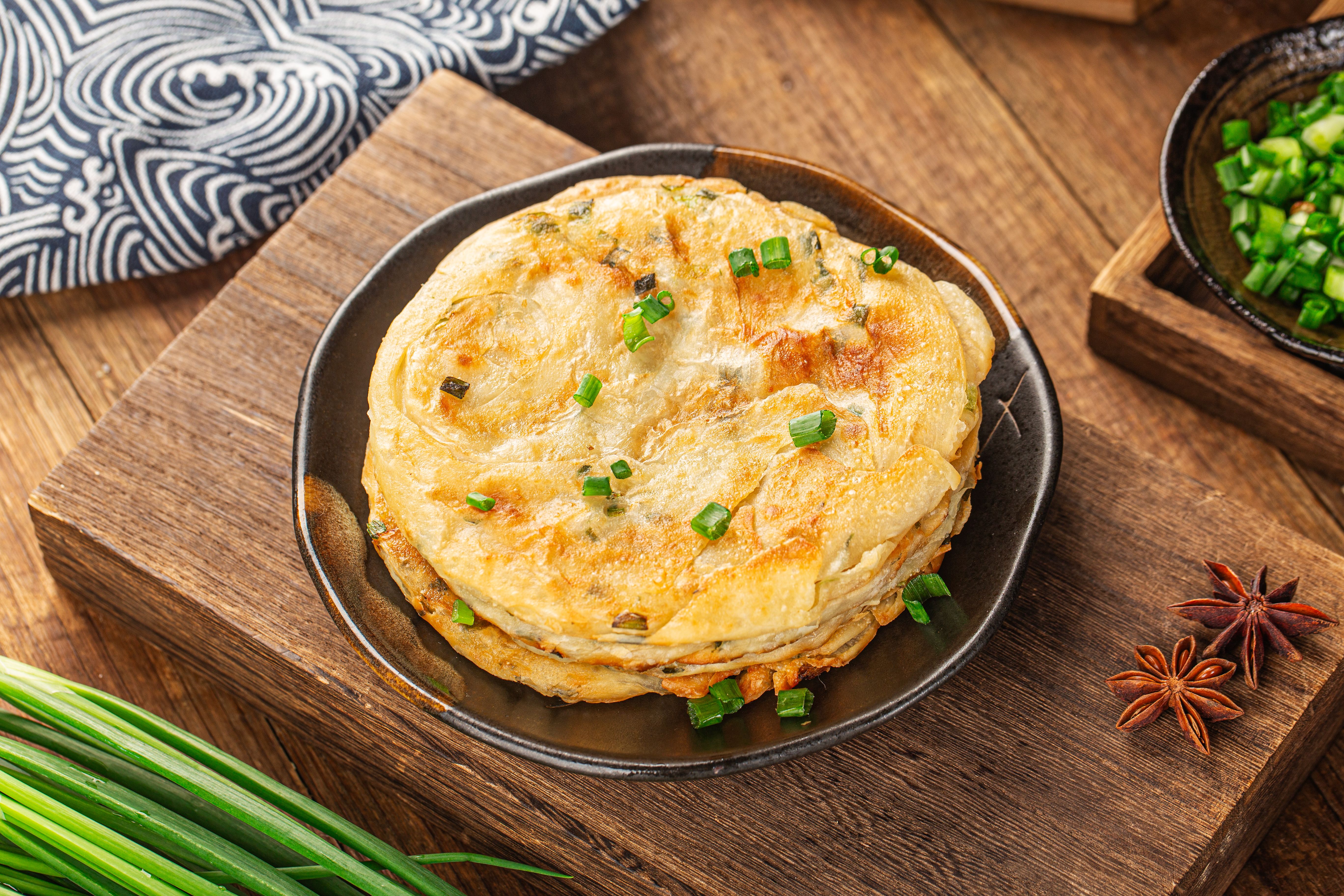 scallion pancakes
