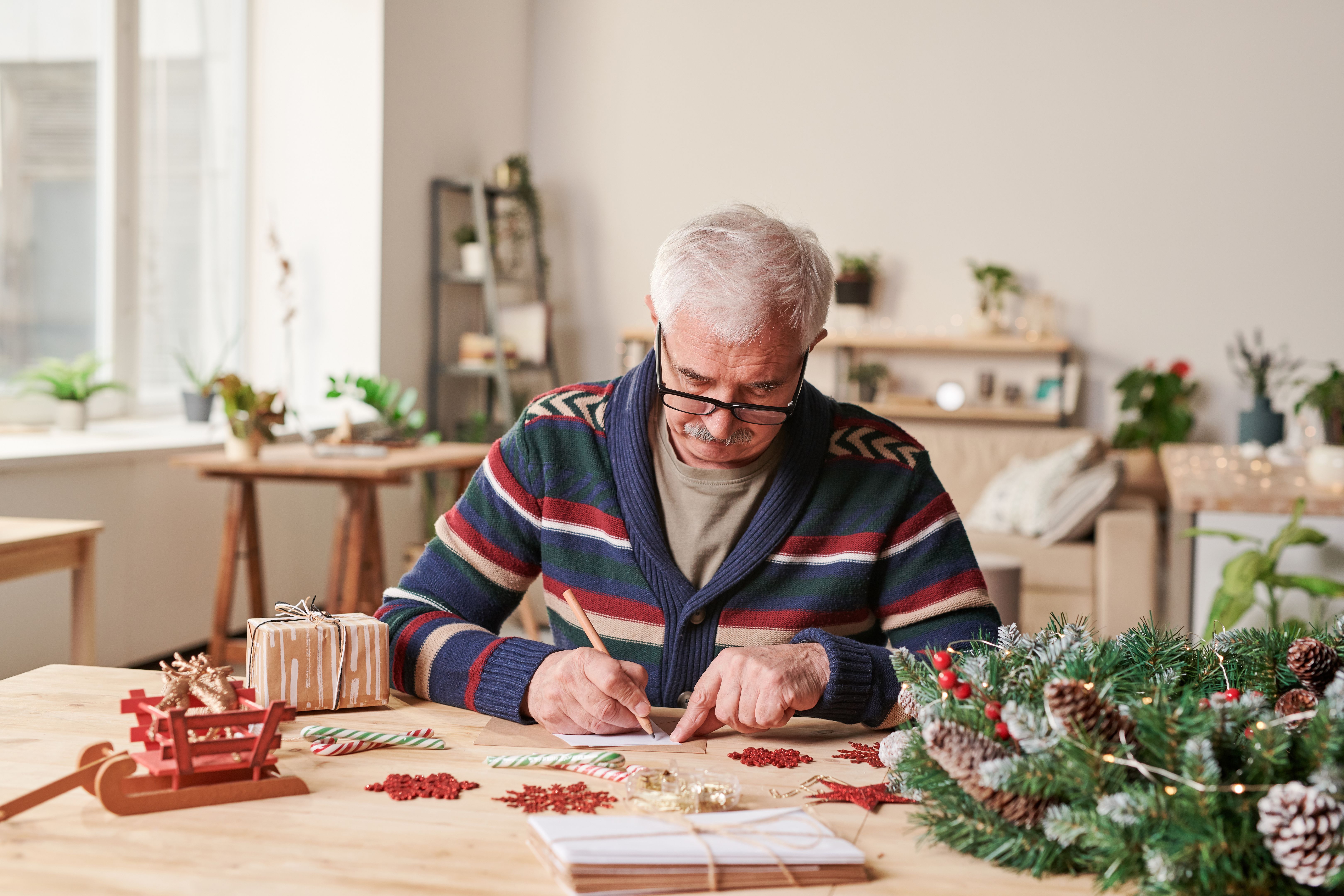 senior holiday celebration