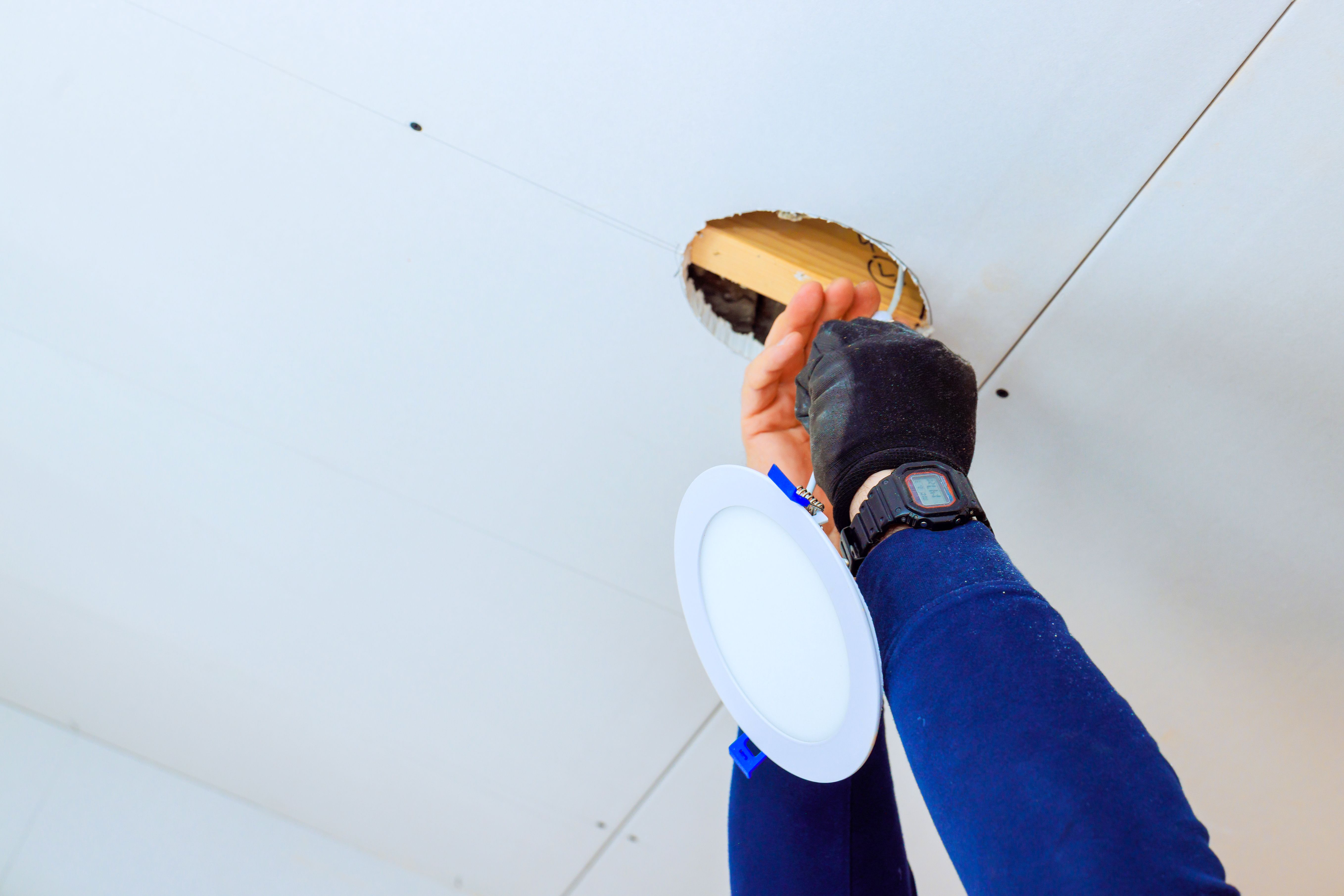 professional lighting installation