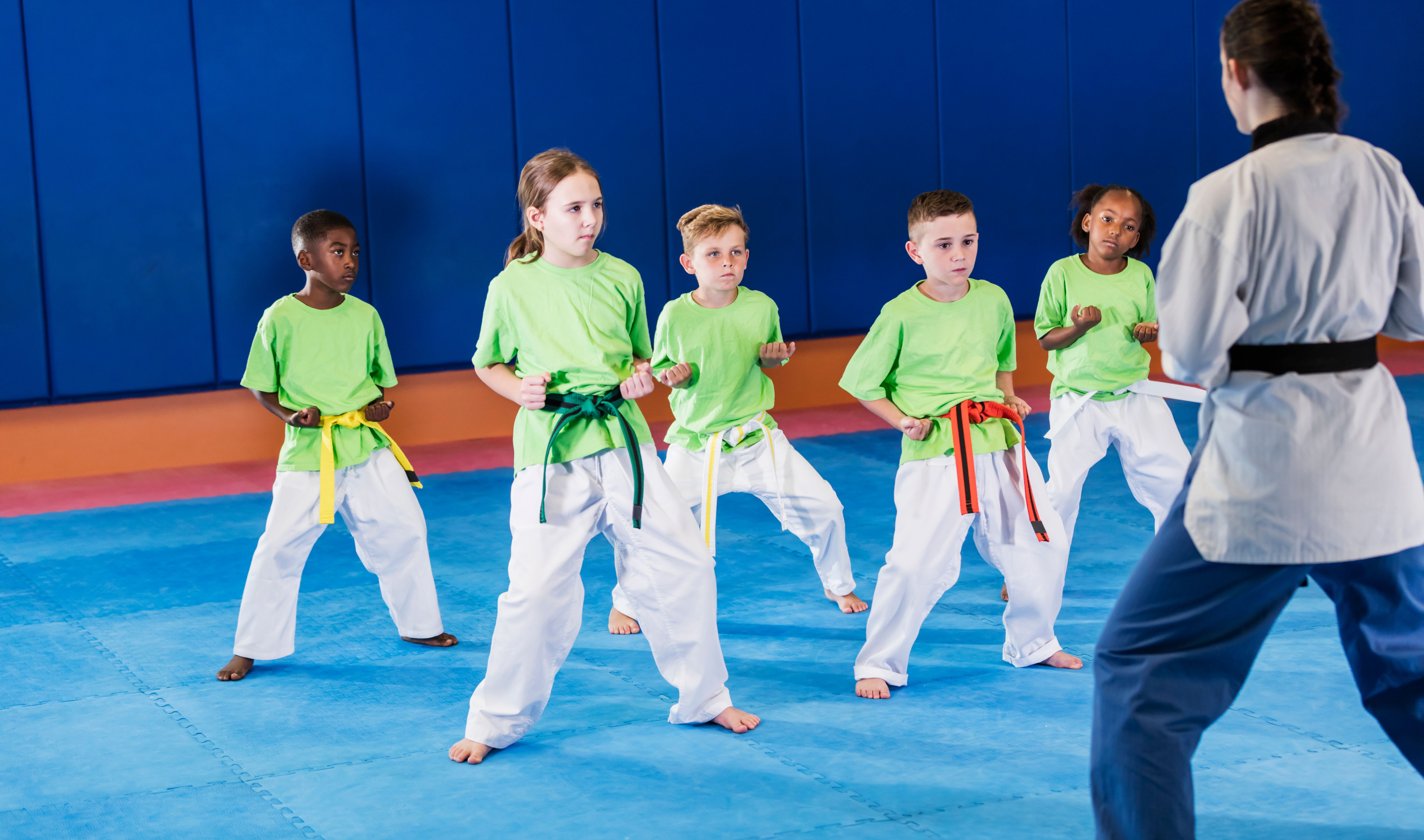 group martial arts class