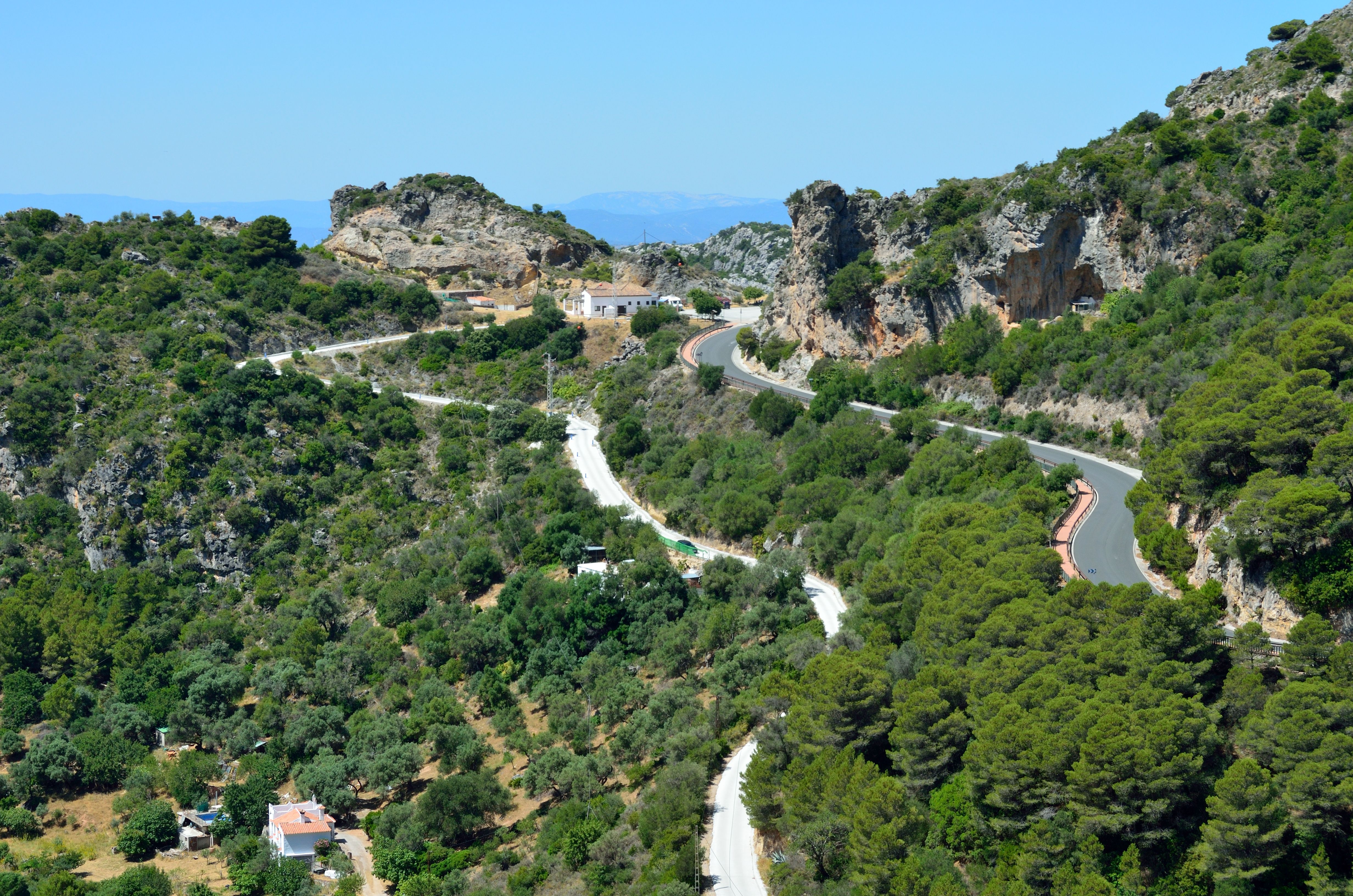 mountain road marbella