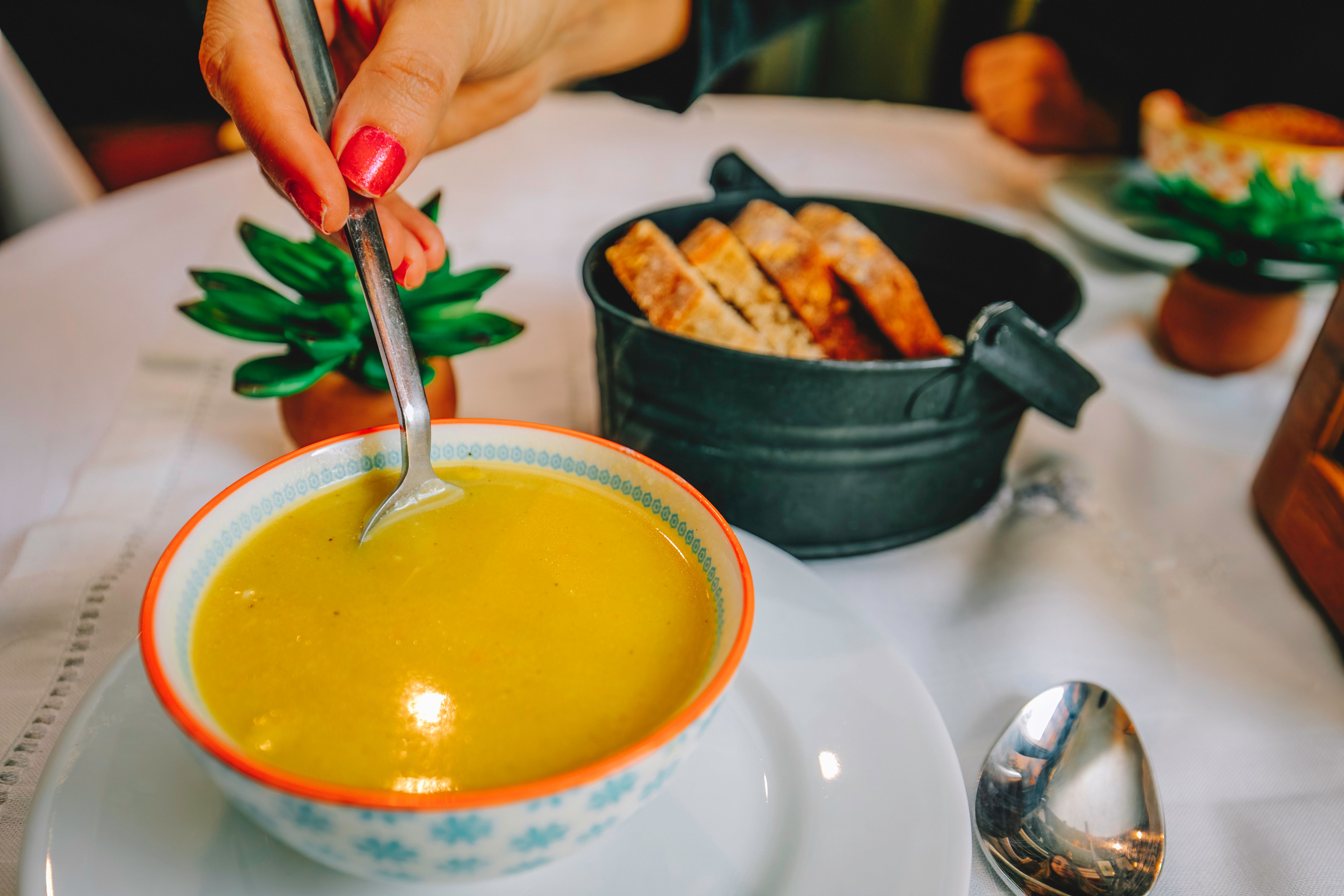 cozy soup bowl