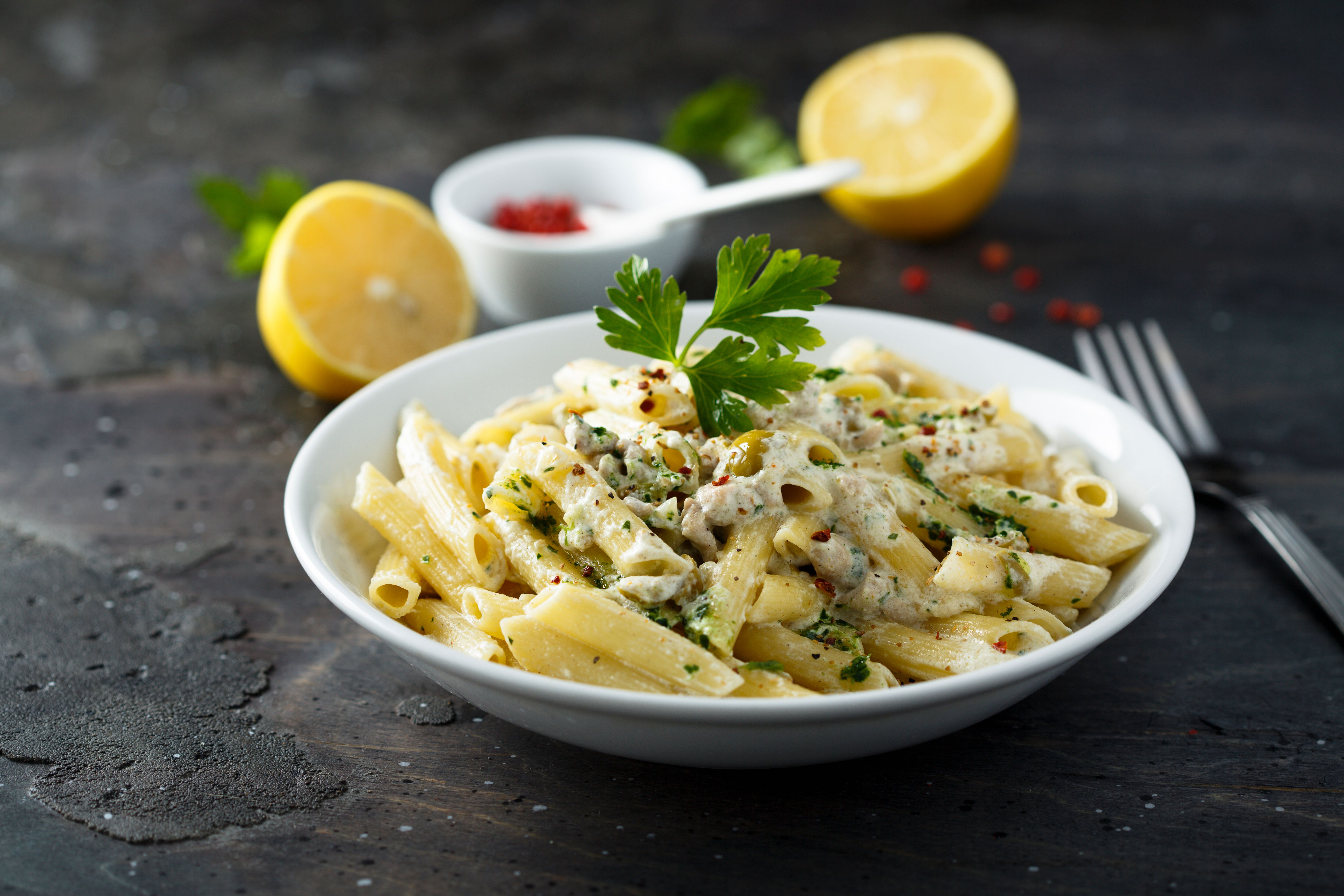 lemon asparagus pasta