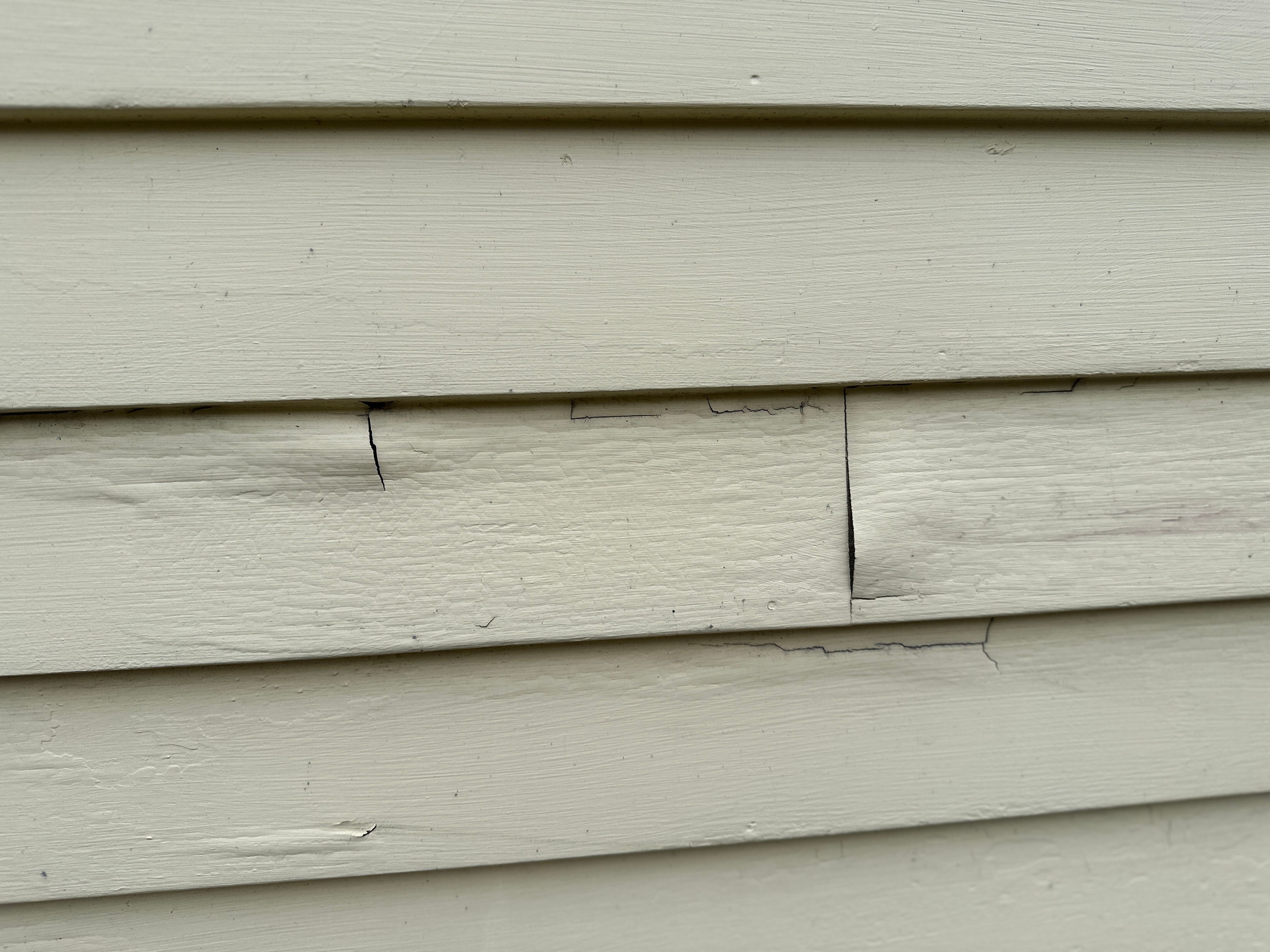 damaged siding