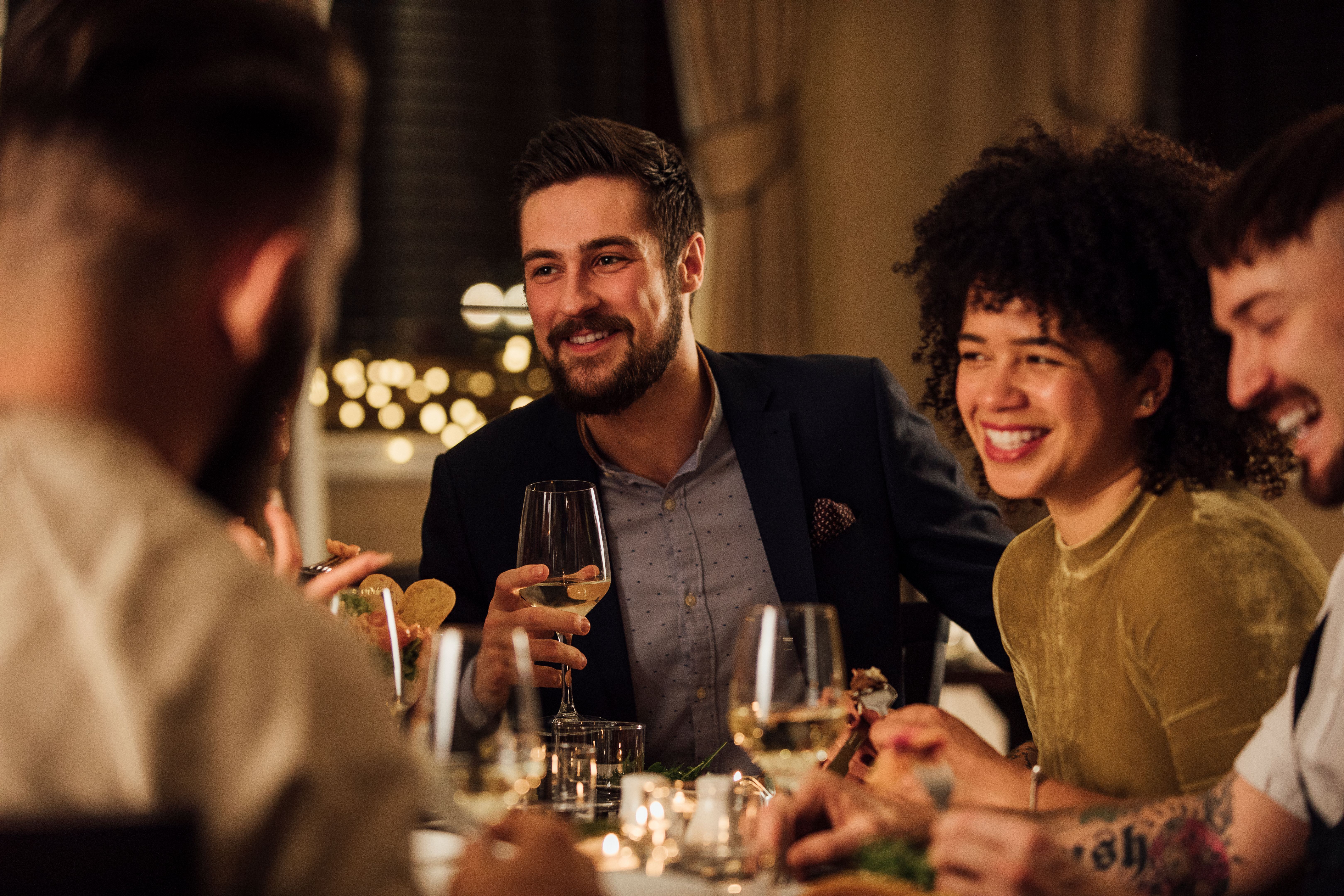 people dining