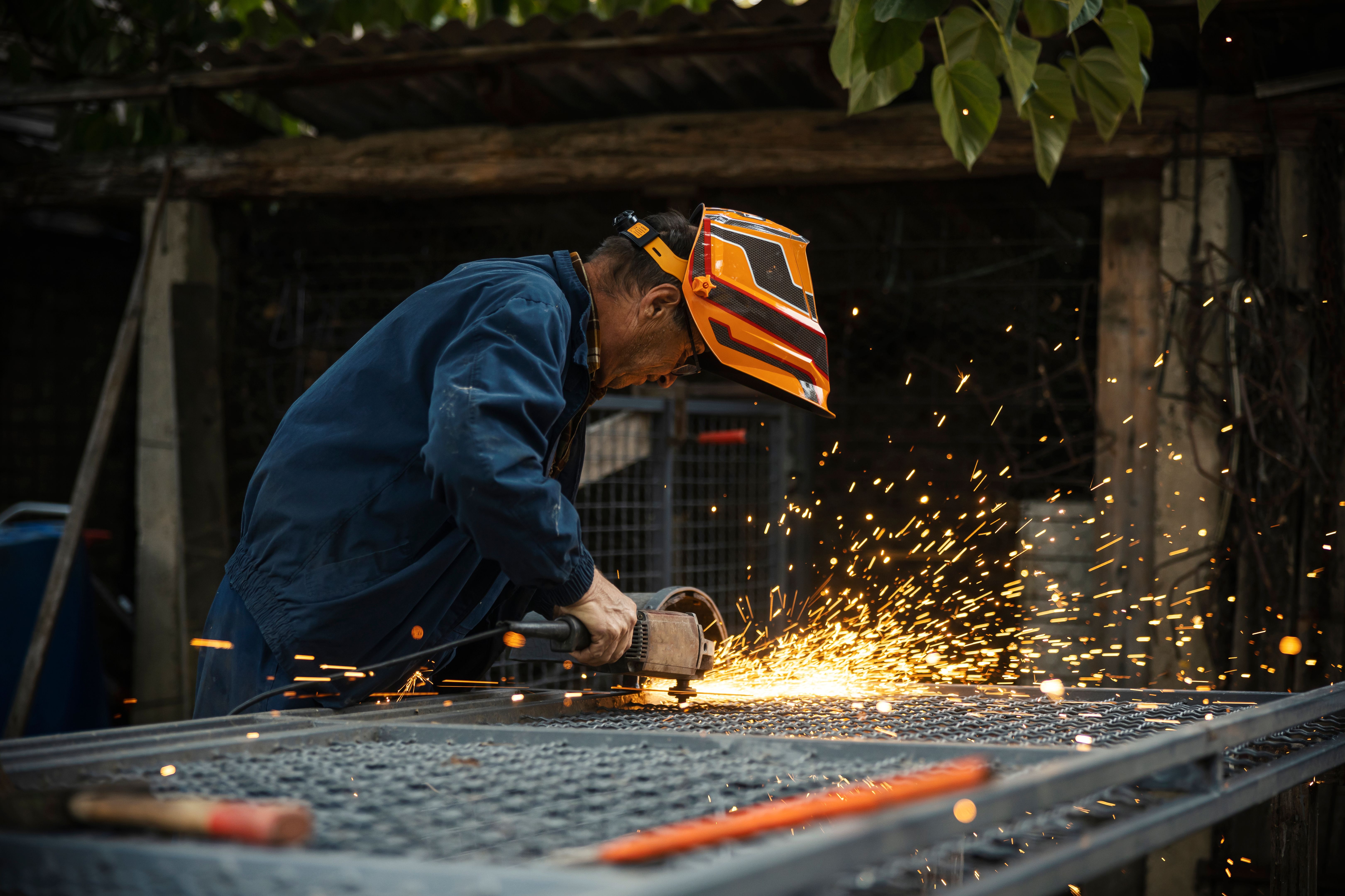 construction site welding