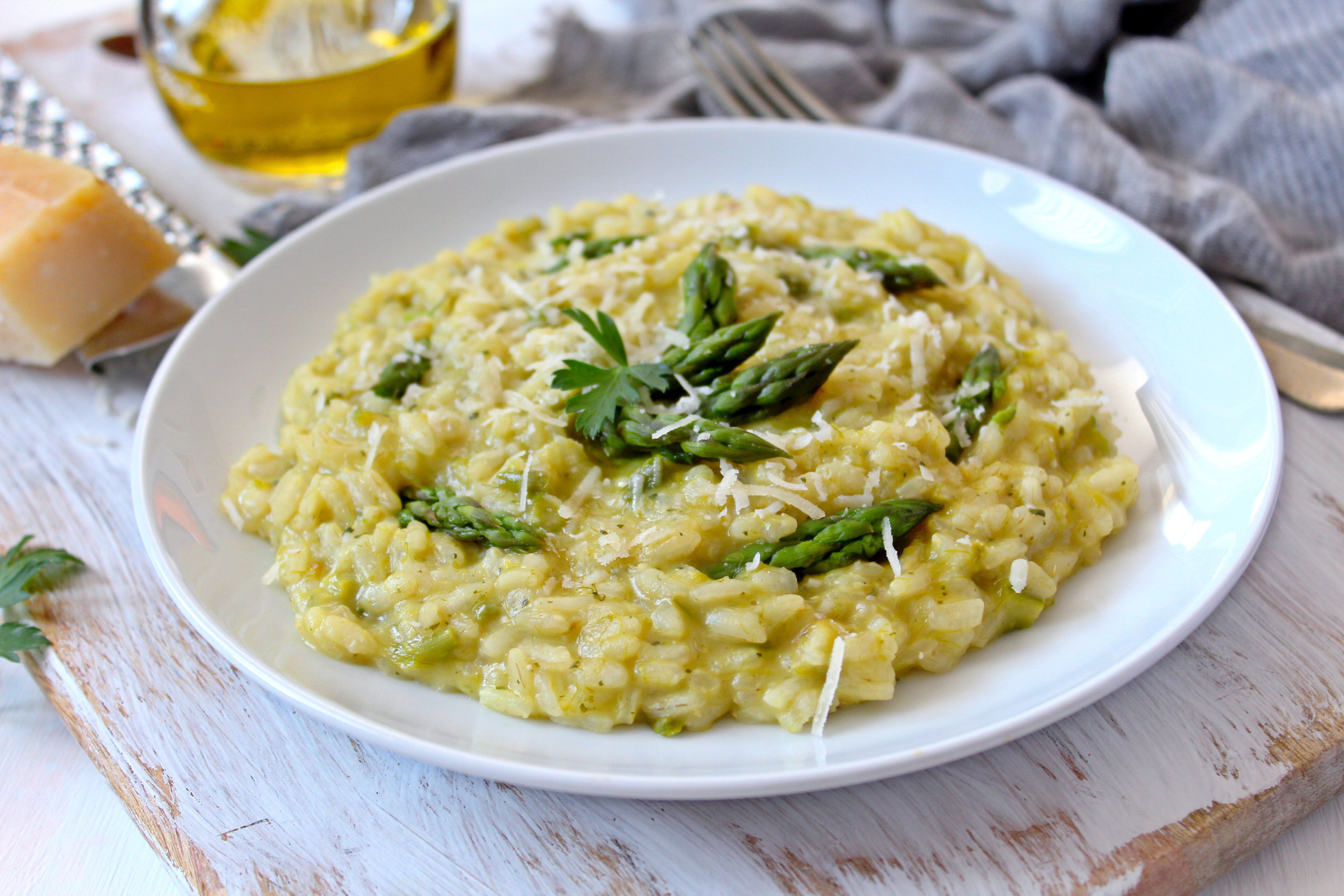 asparagus risotto