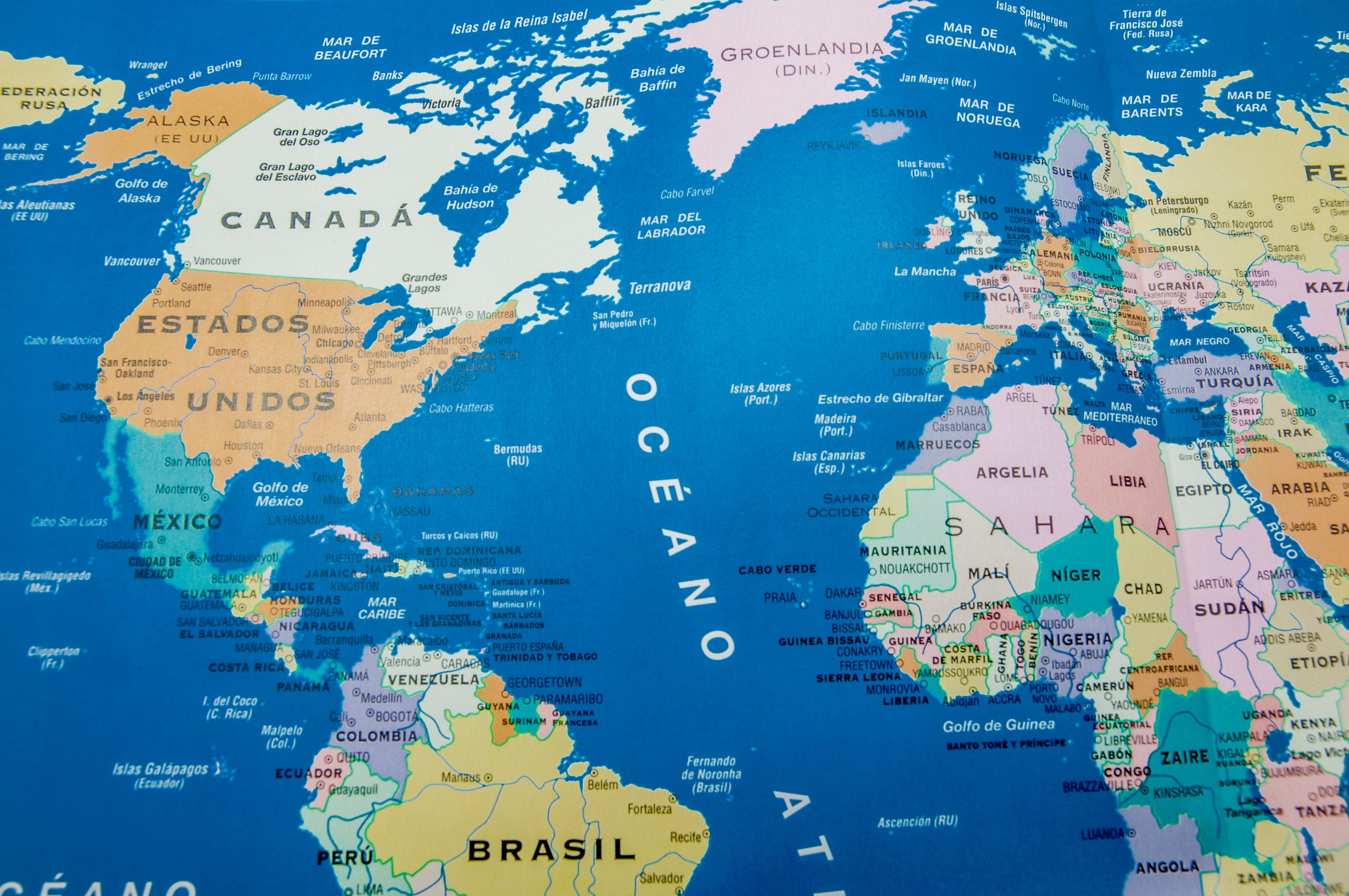 mapa mundo