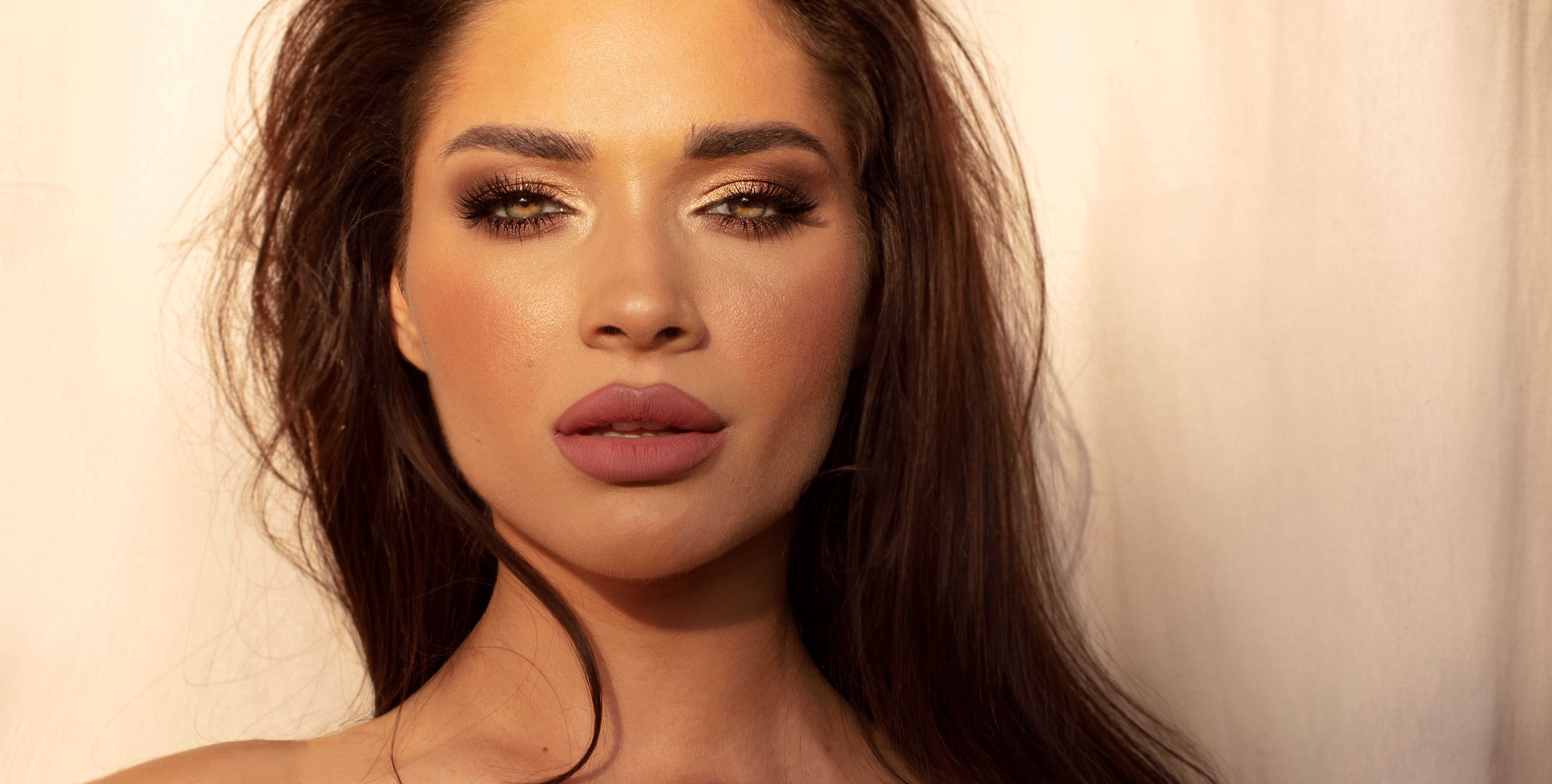 finished makeup look