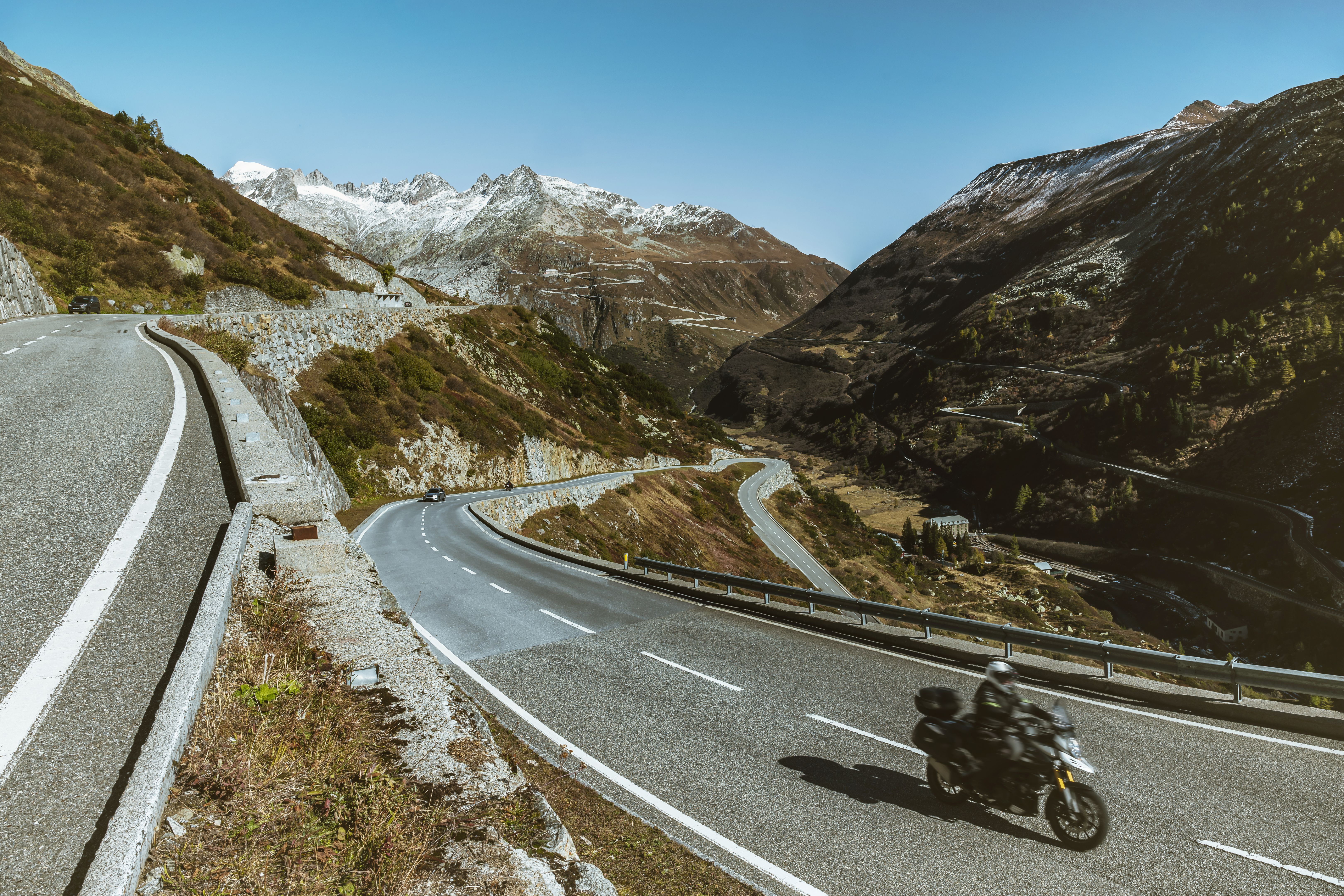 swiss motorcycle road