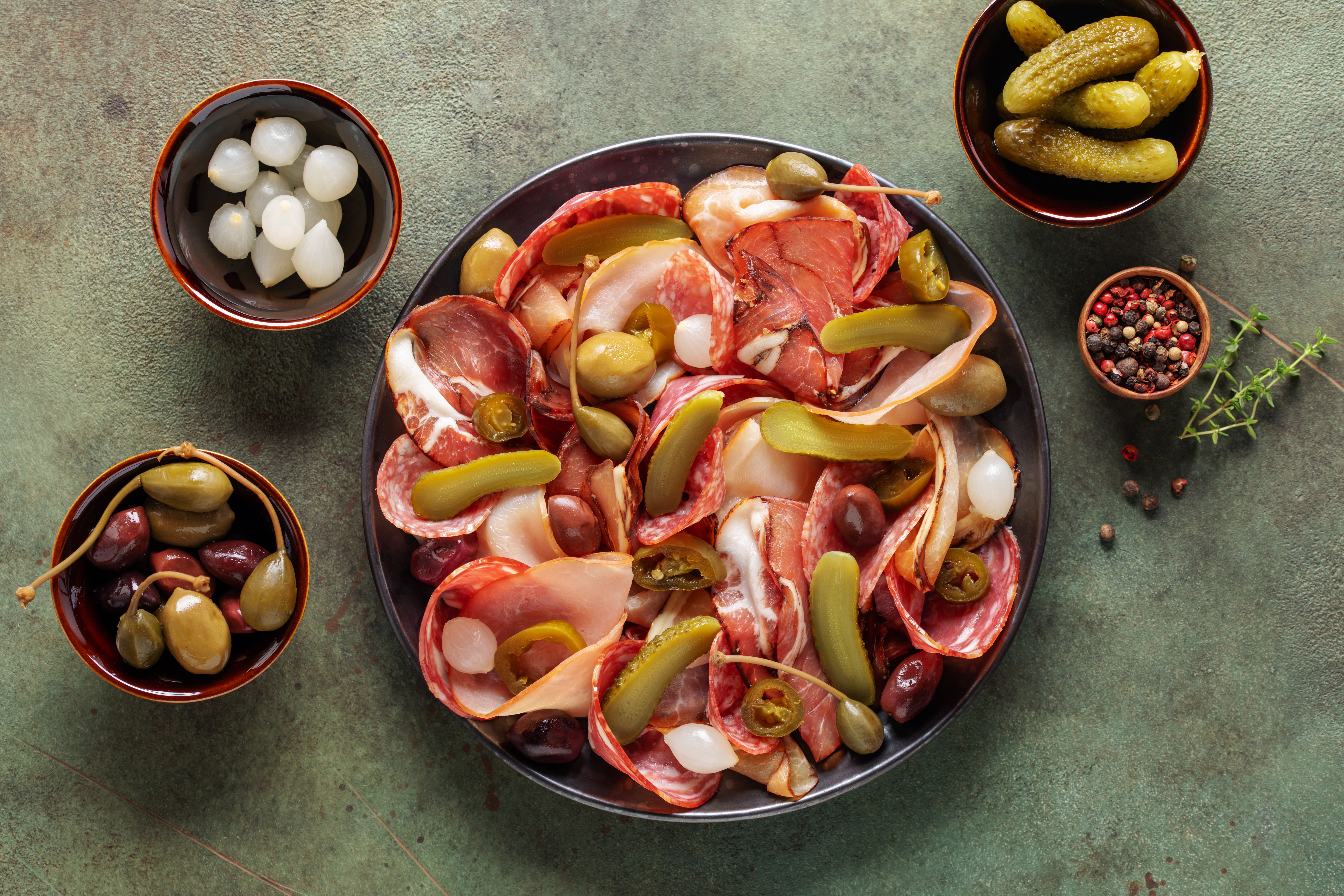 charcuterie board assortment