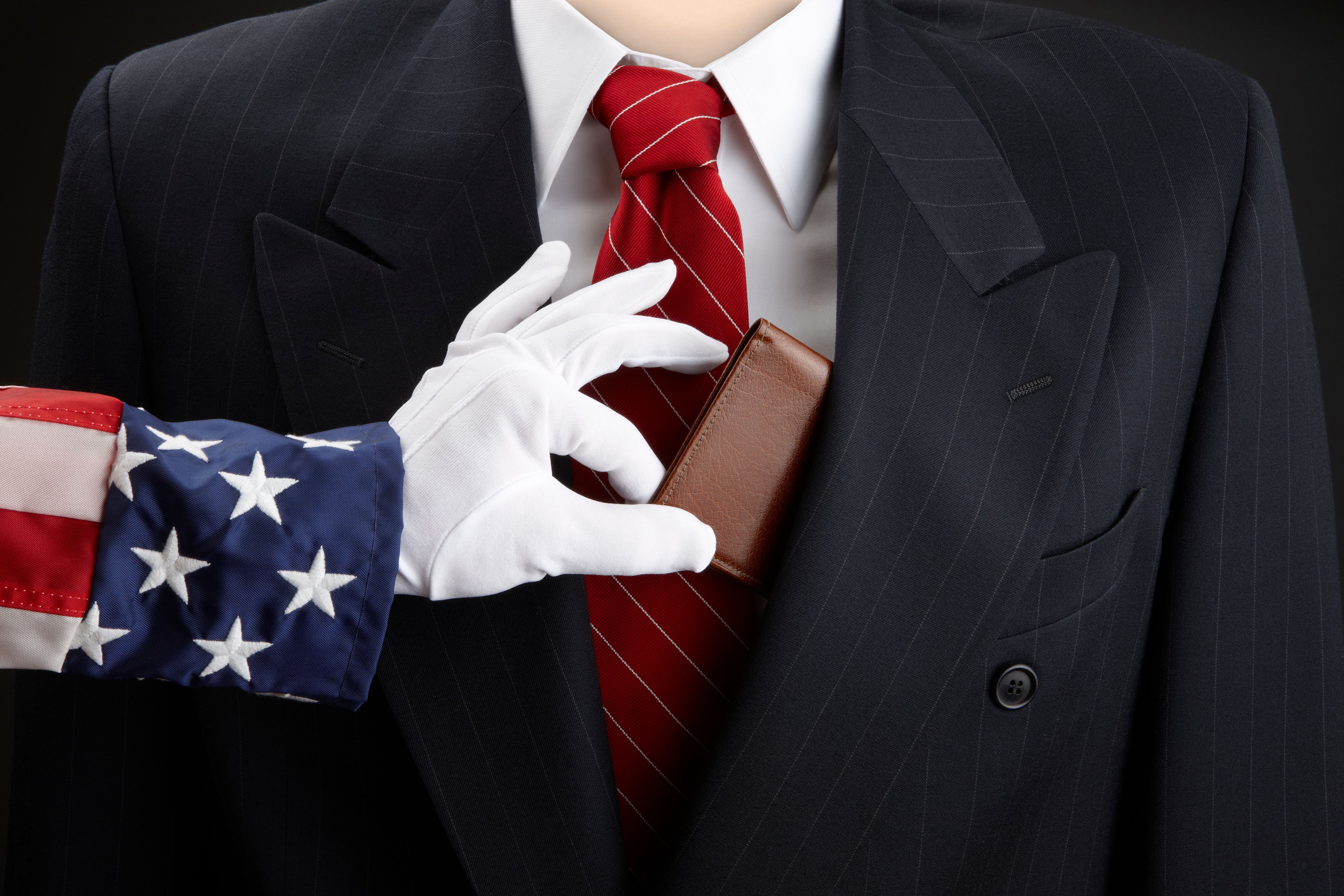 Uncle Sam picks businessman's pocket