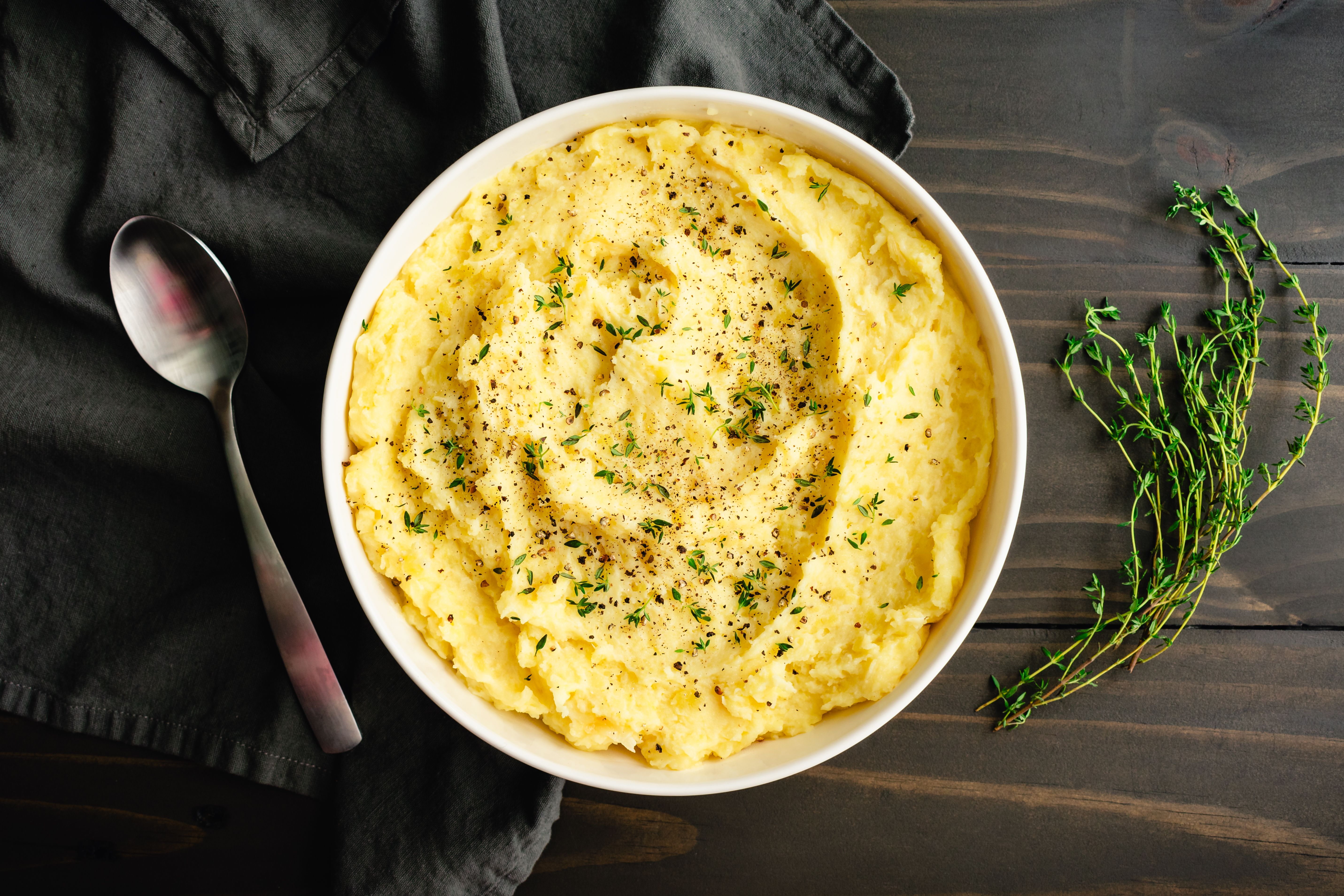 mashed potatoes