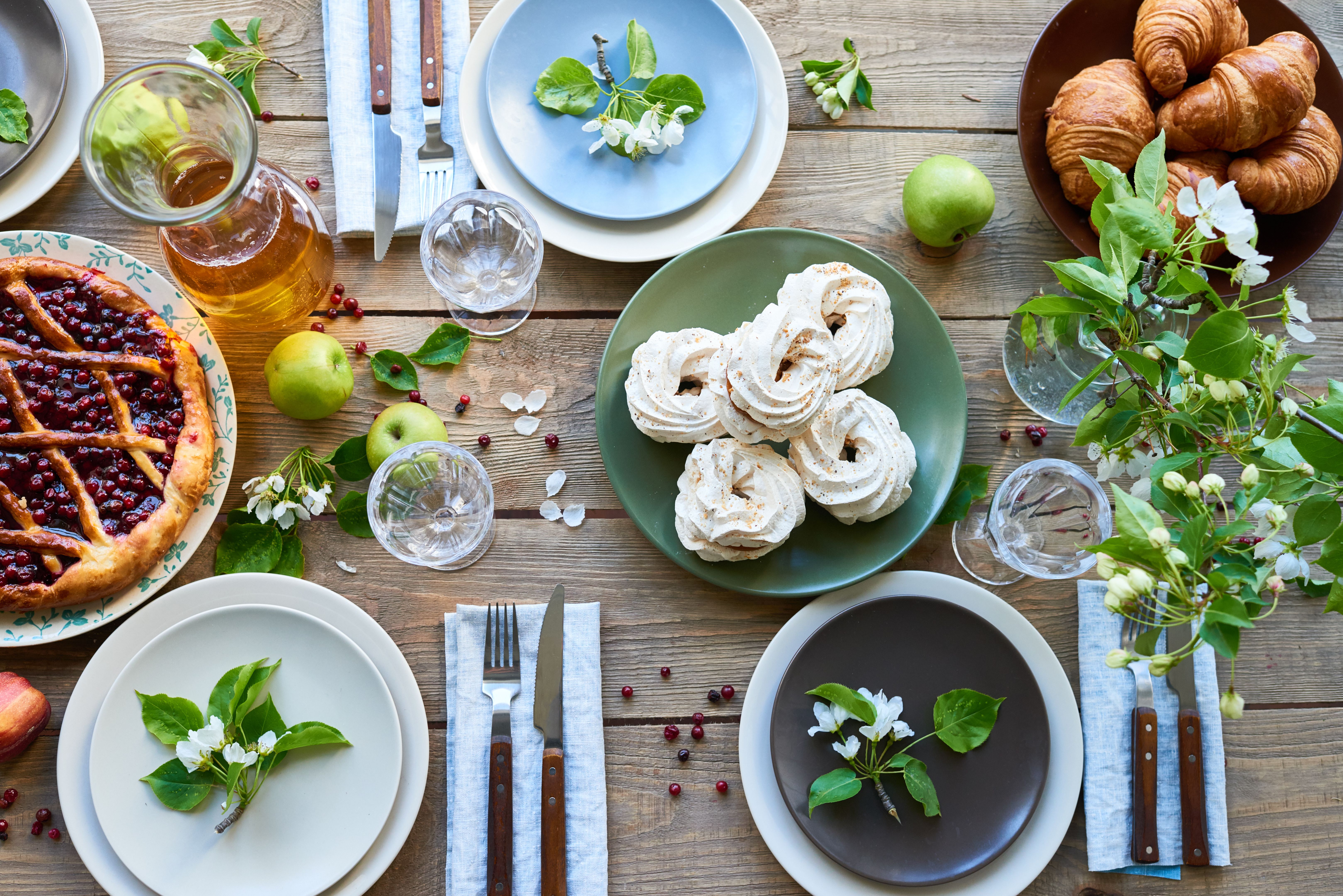 southern brunch setting