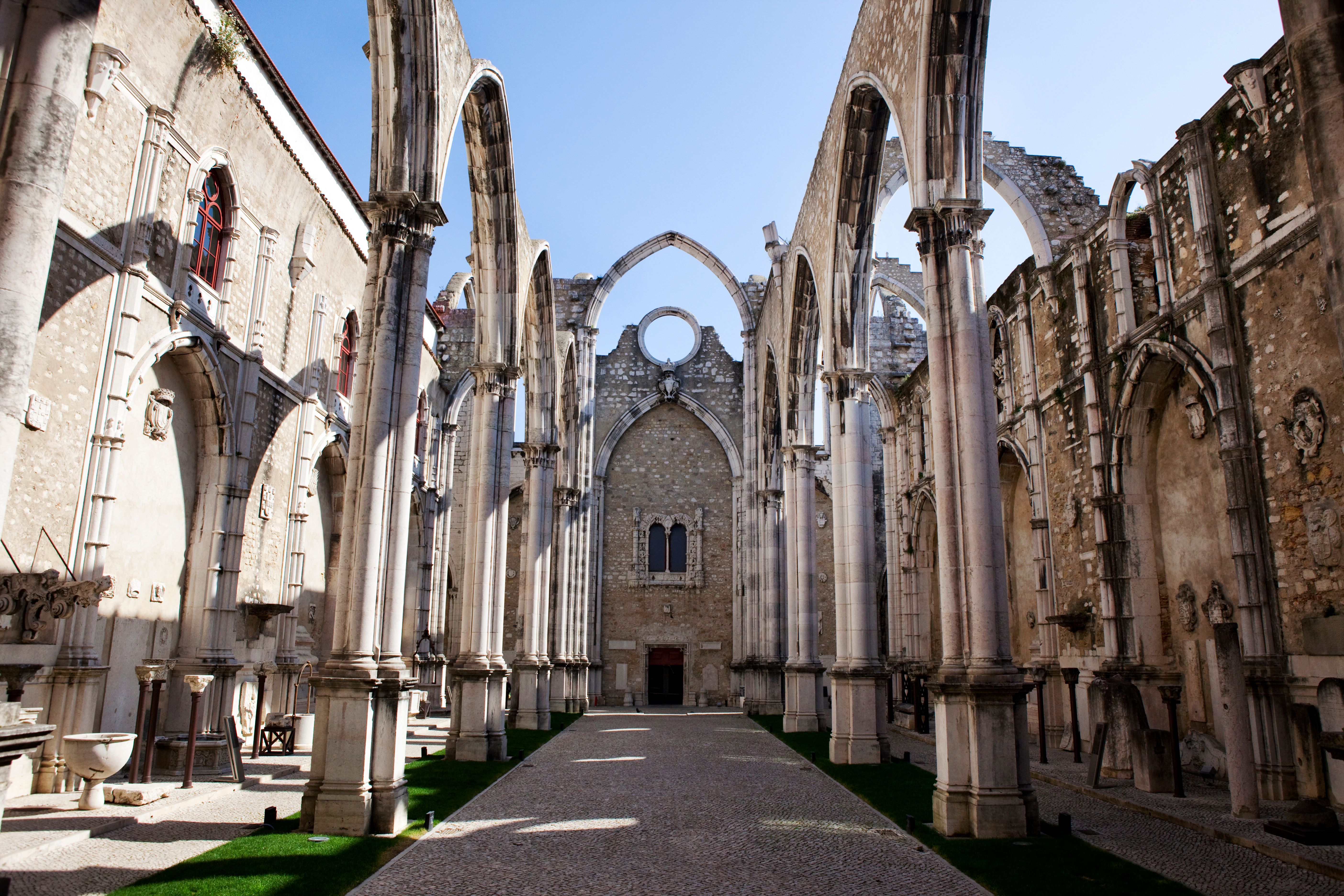 Carmo Convent in Lisbon Portugal Carmo Convent in Lisbon Portugal