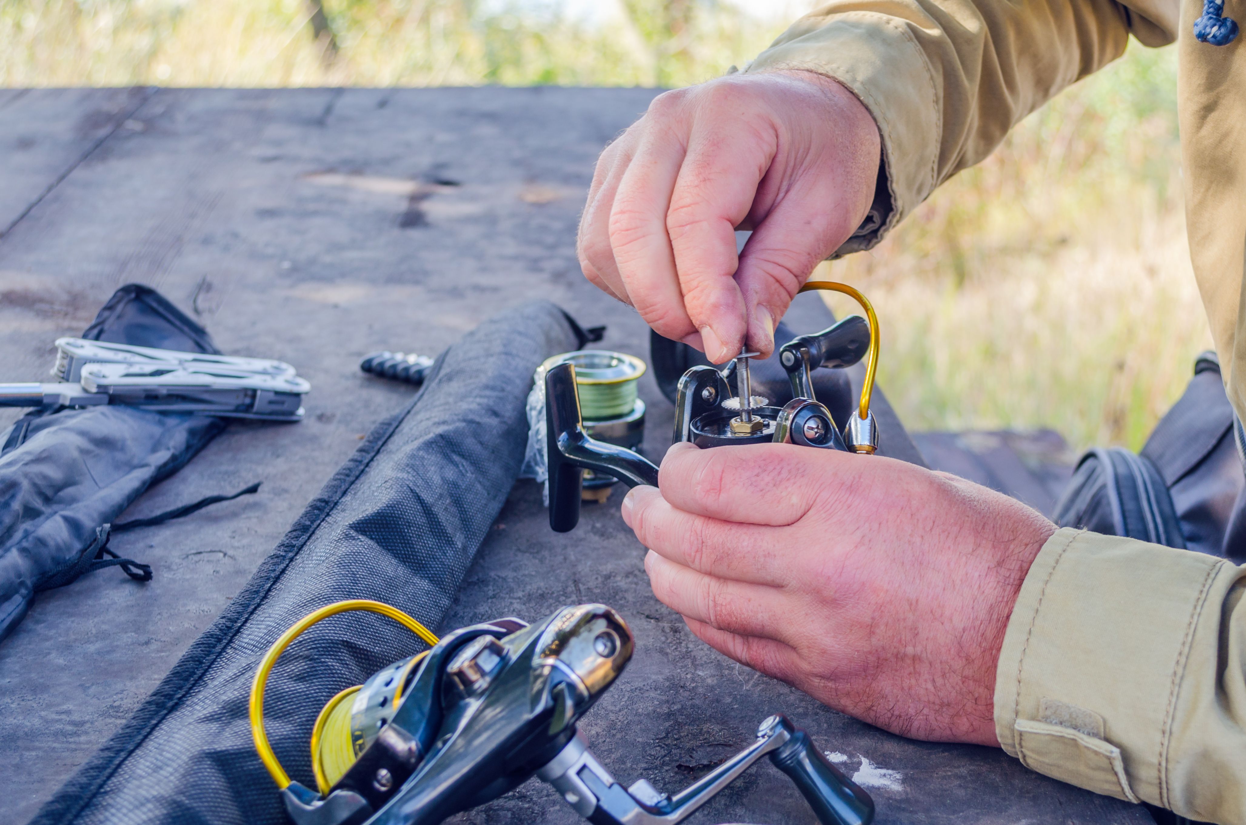 fishing gear maintenance