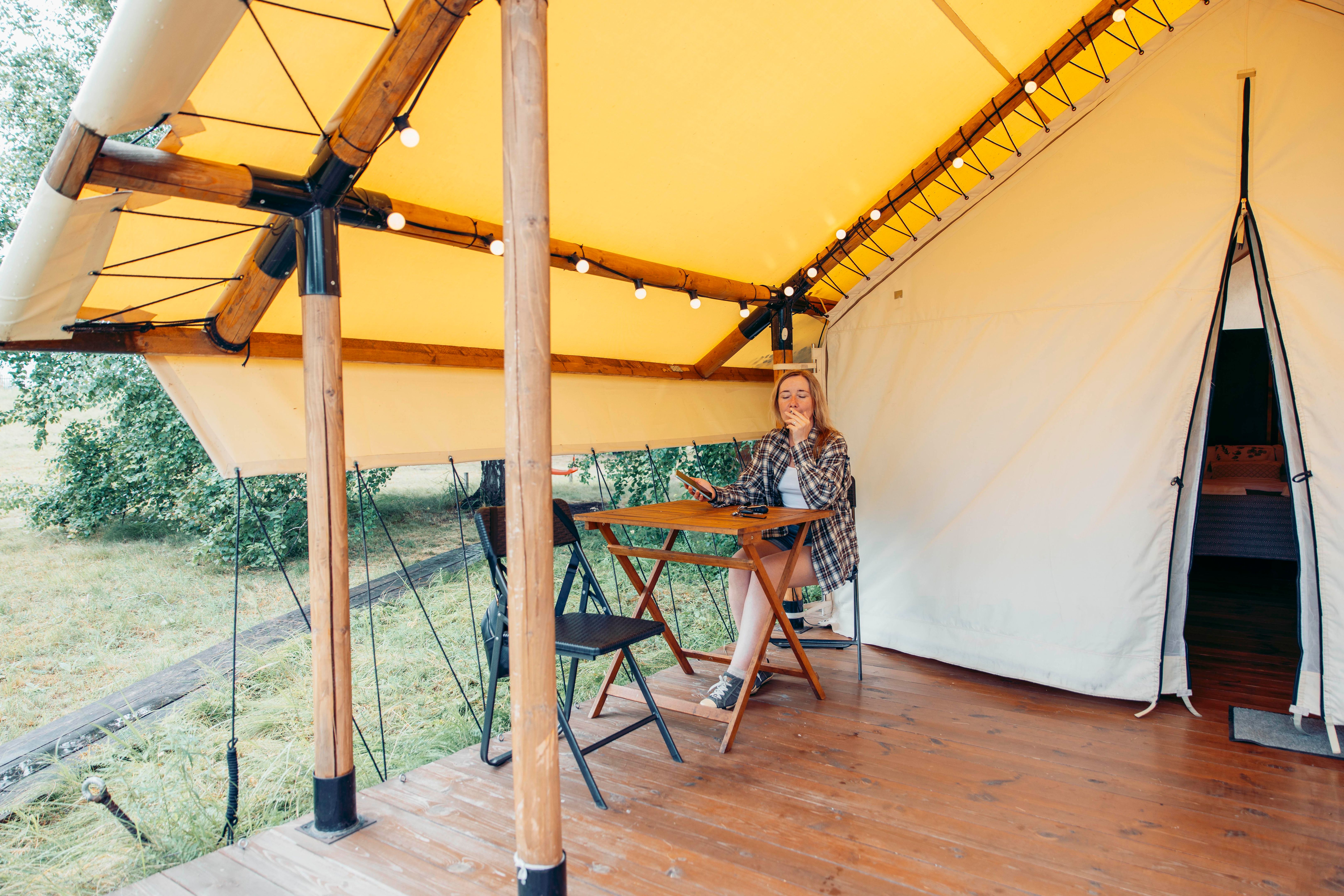 glamping tent