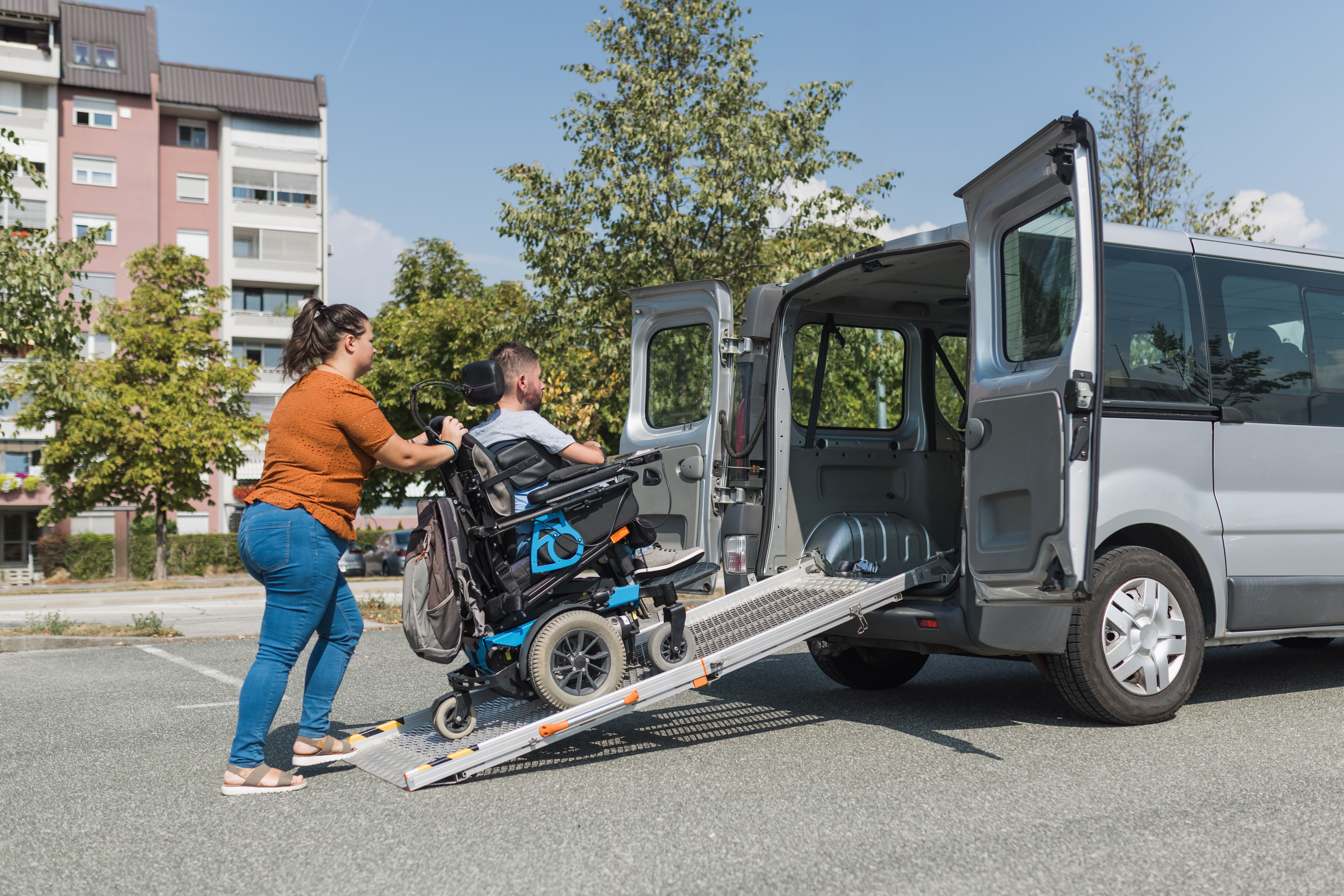 wheelchair accessible van
