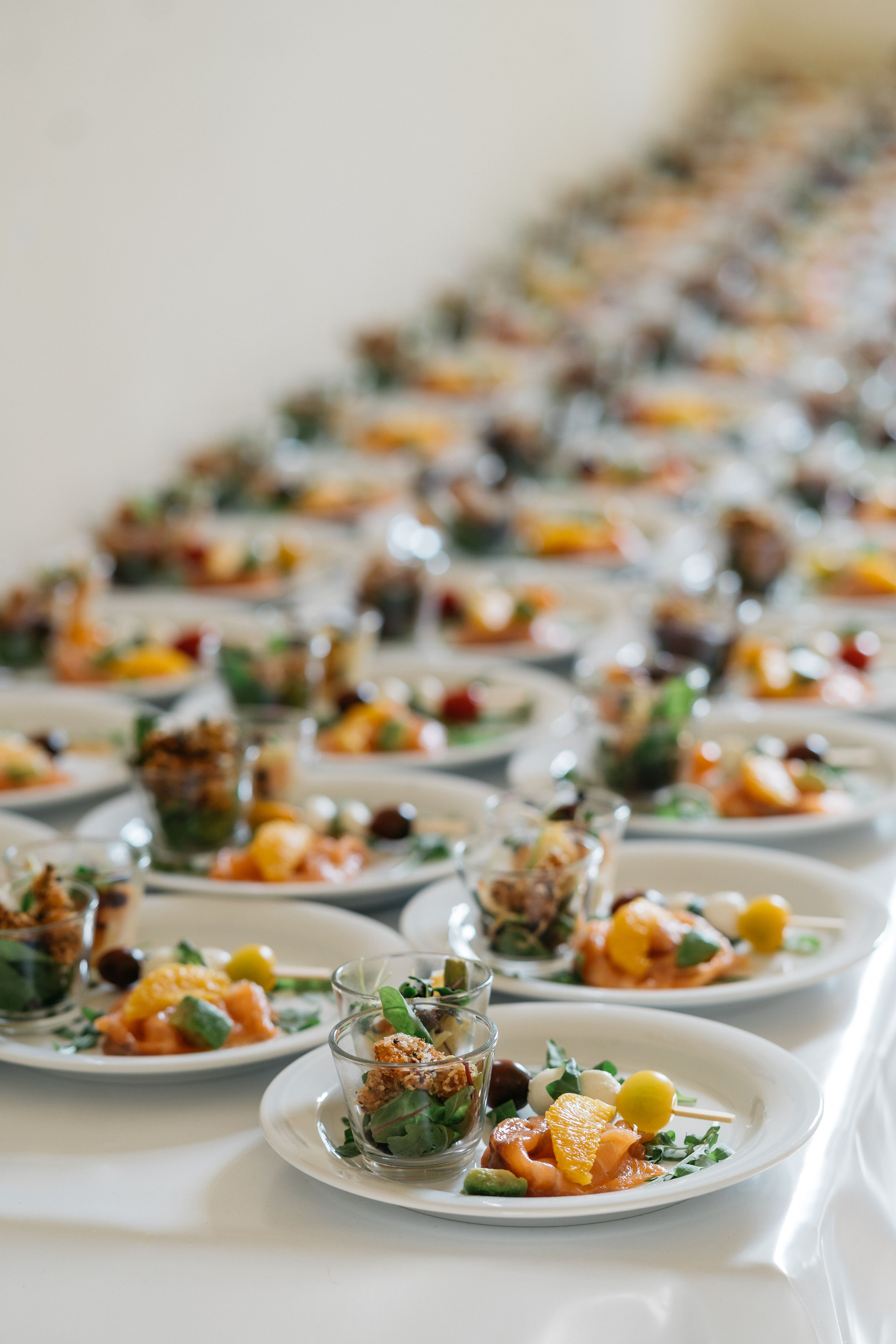 gourmet wedding food