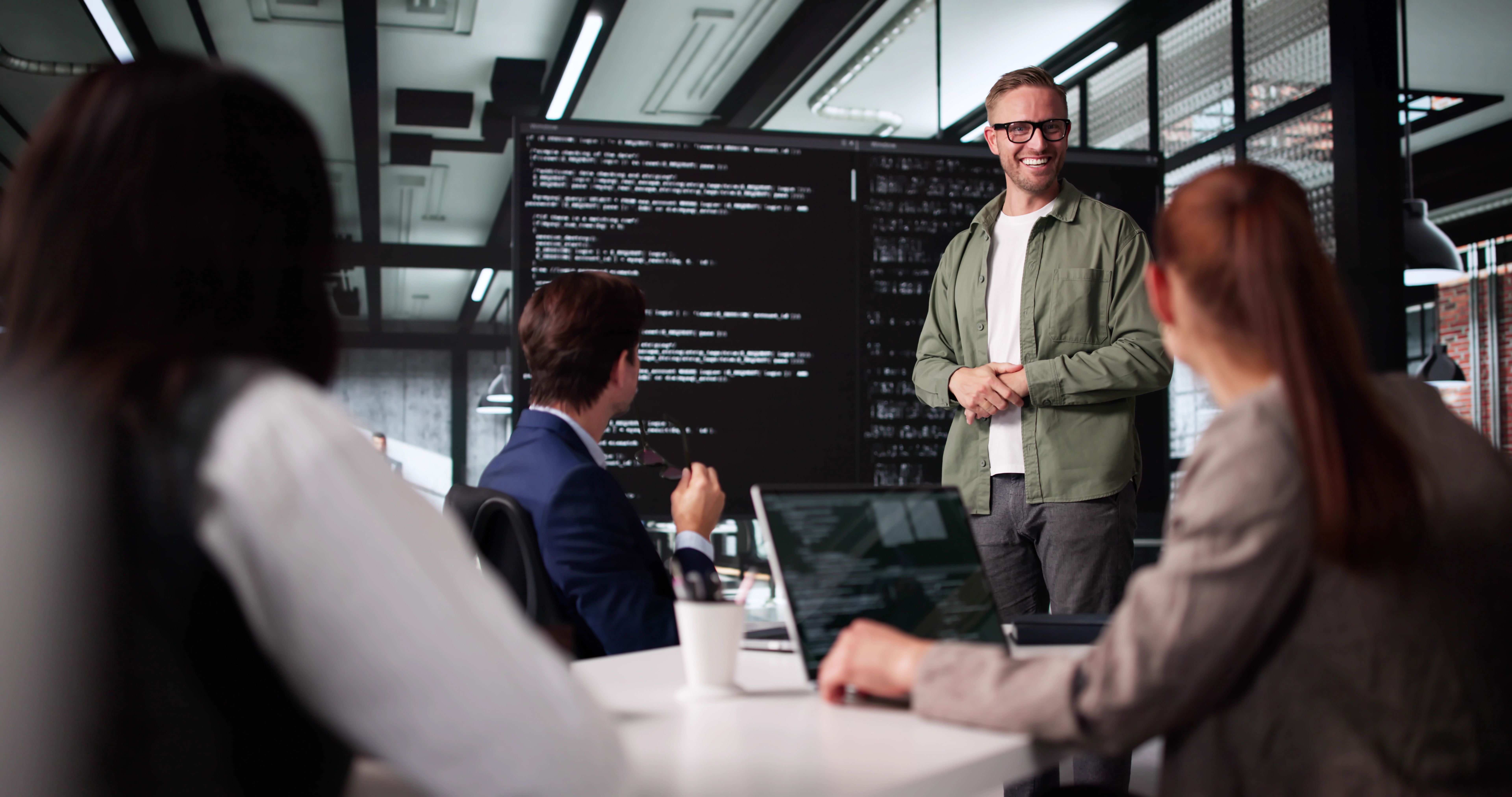 IT team meeting