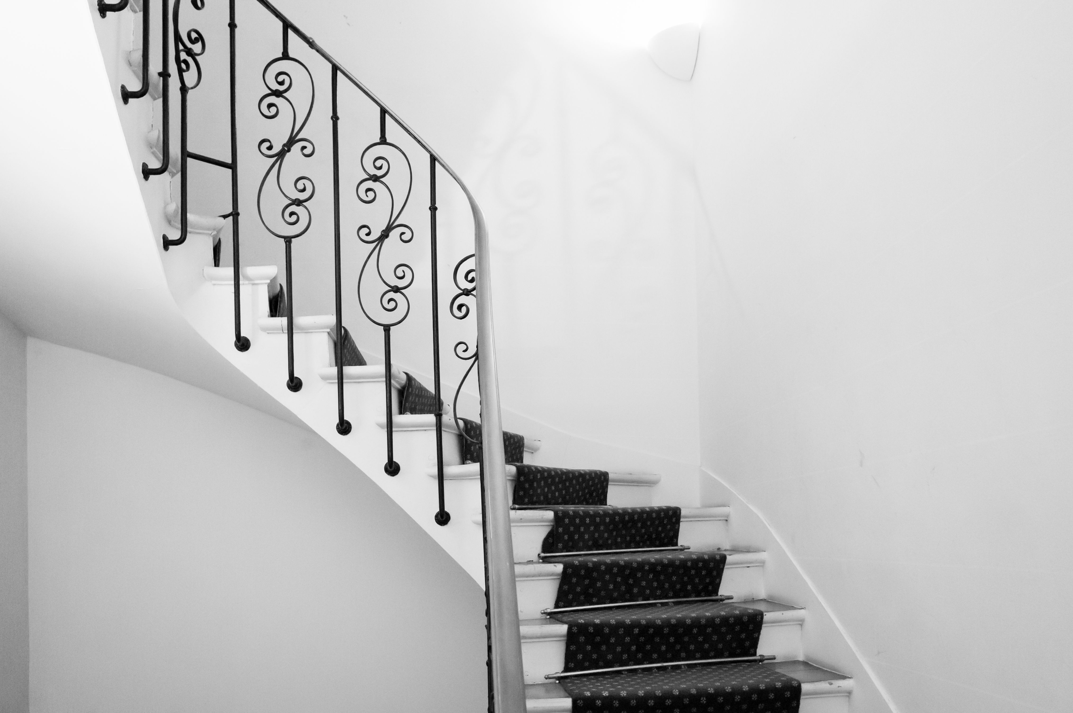 decorative iron stairs