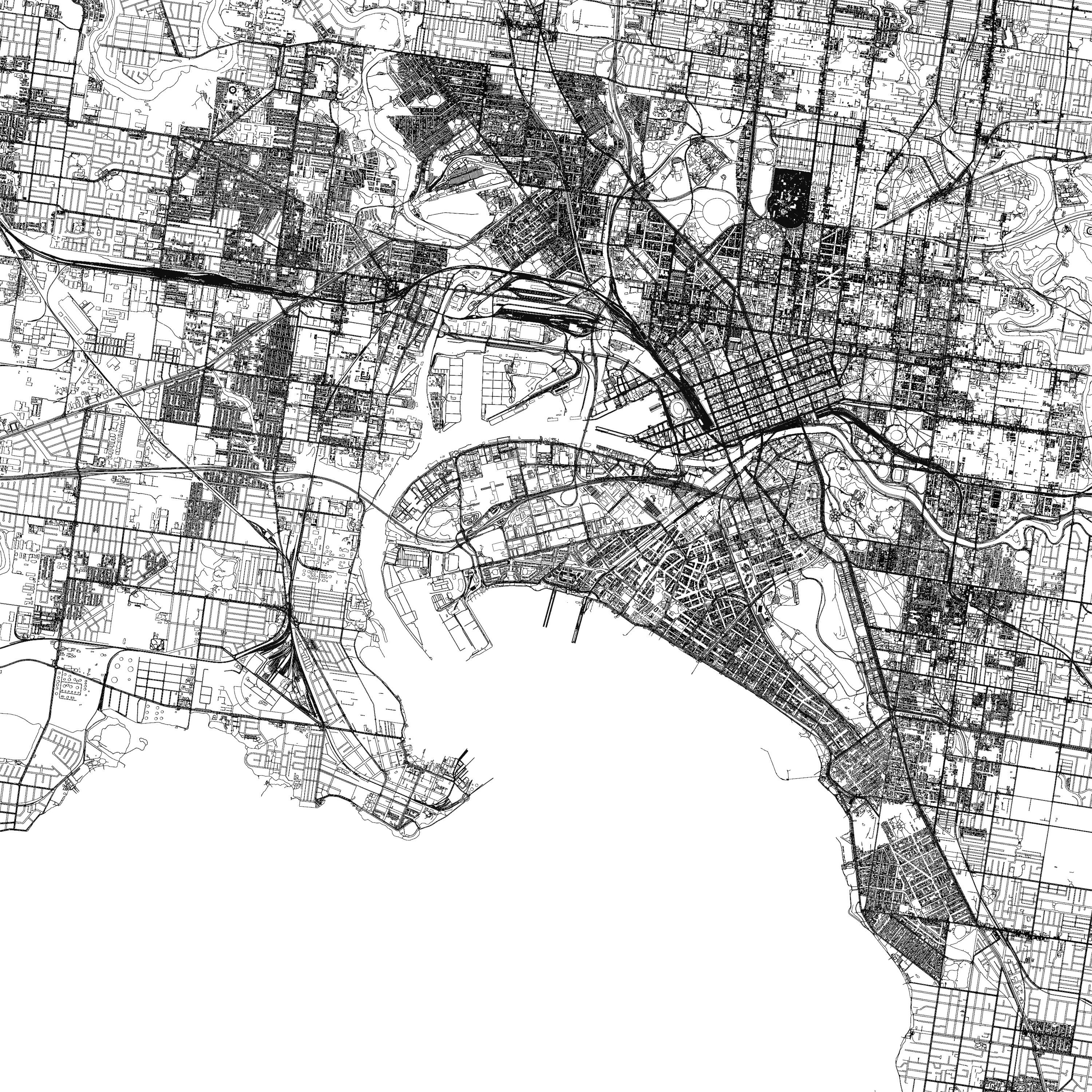 map Western Melbourne