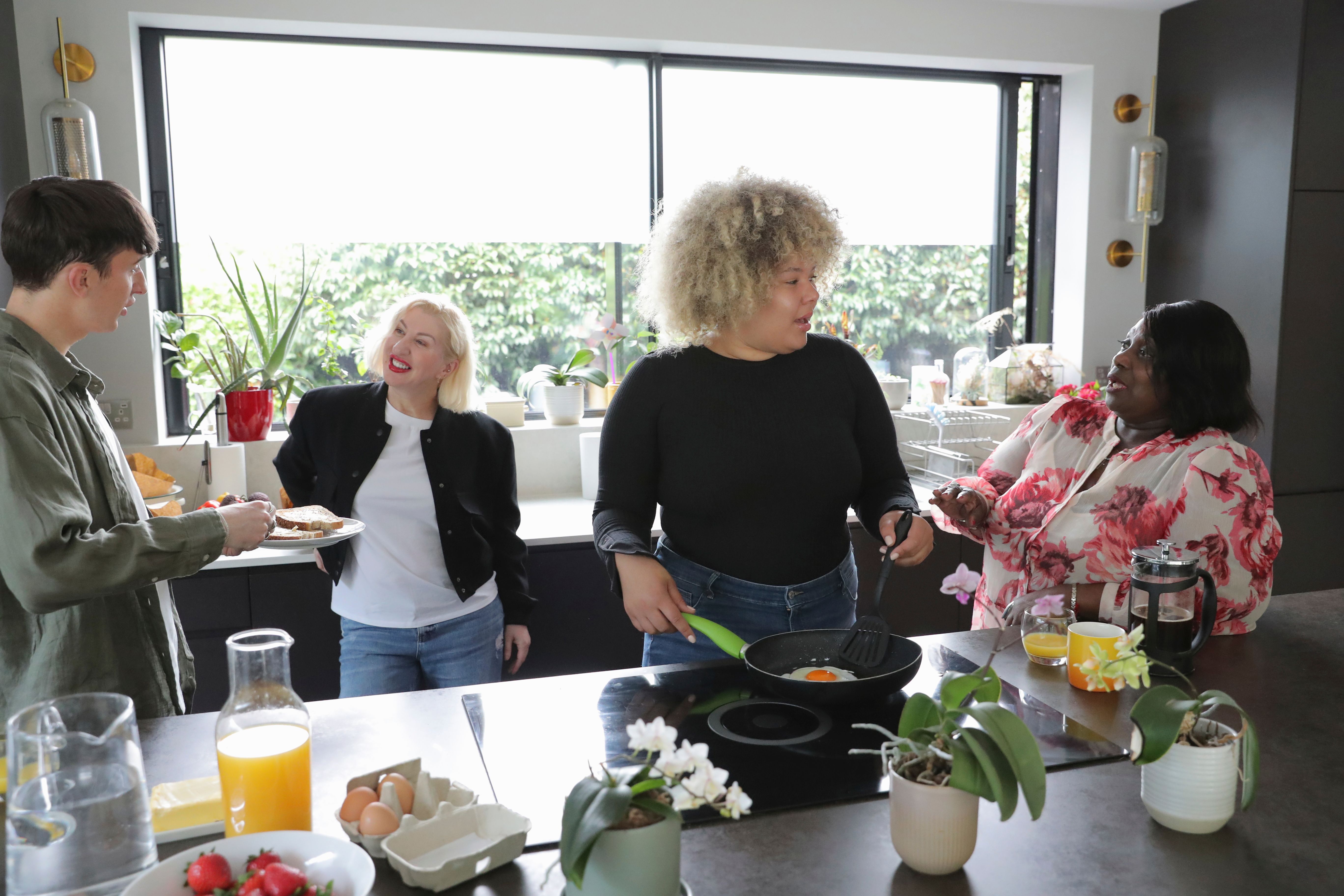 friends cooking