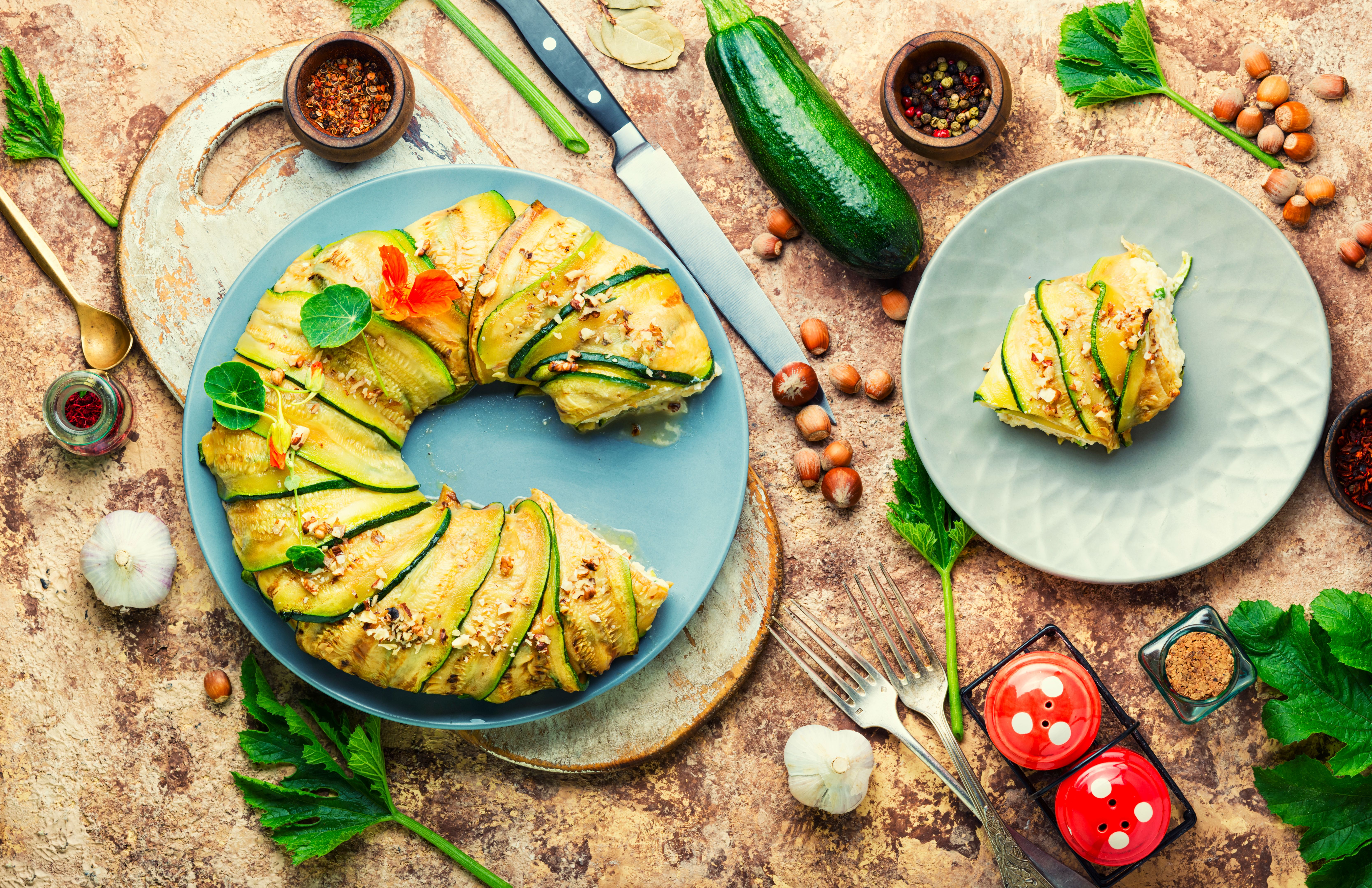 zucchini basil terrine