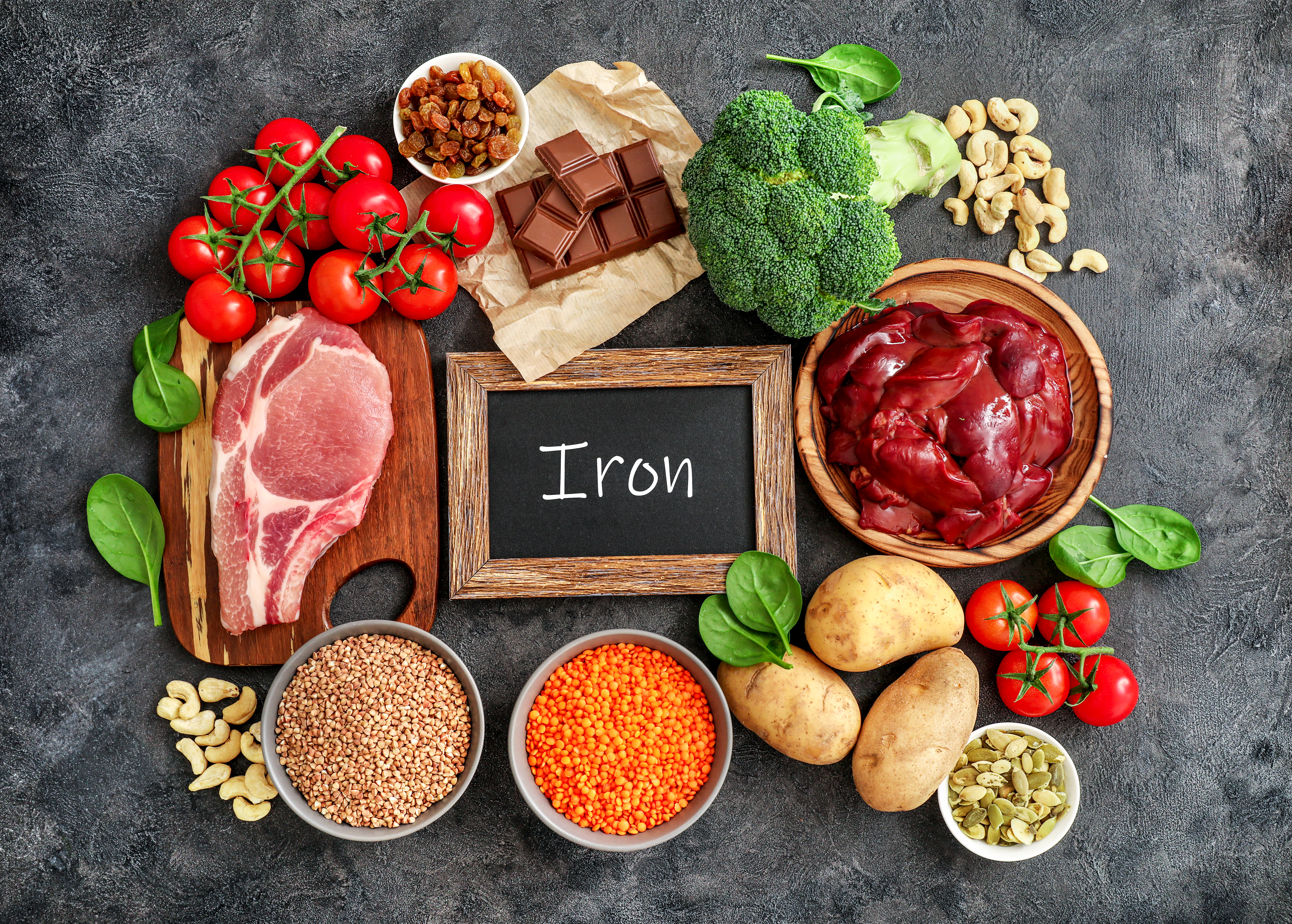 High in Iron sources assortment