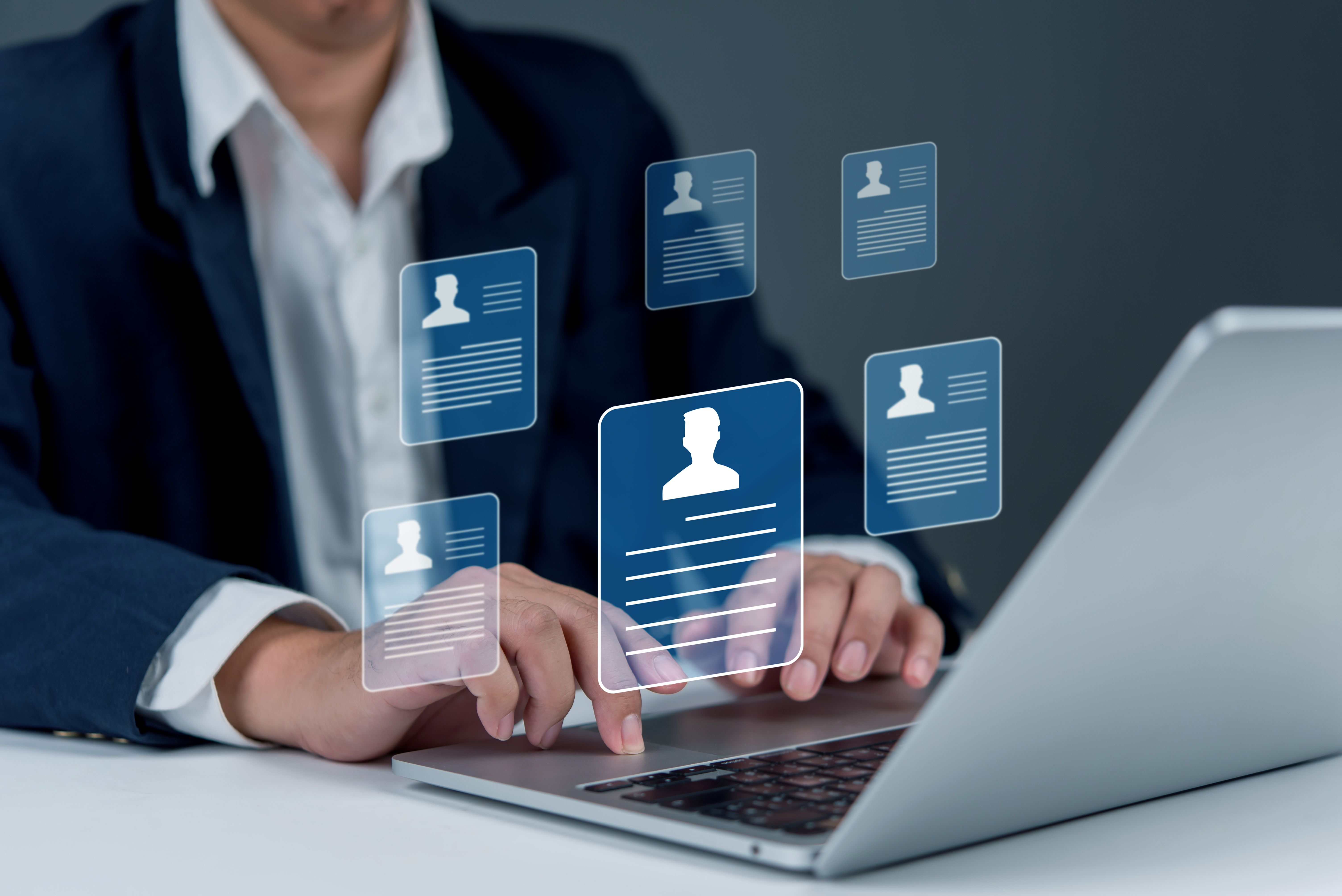 virtual interview setup