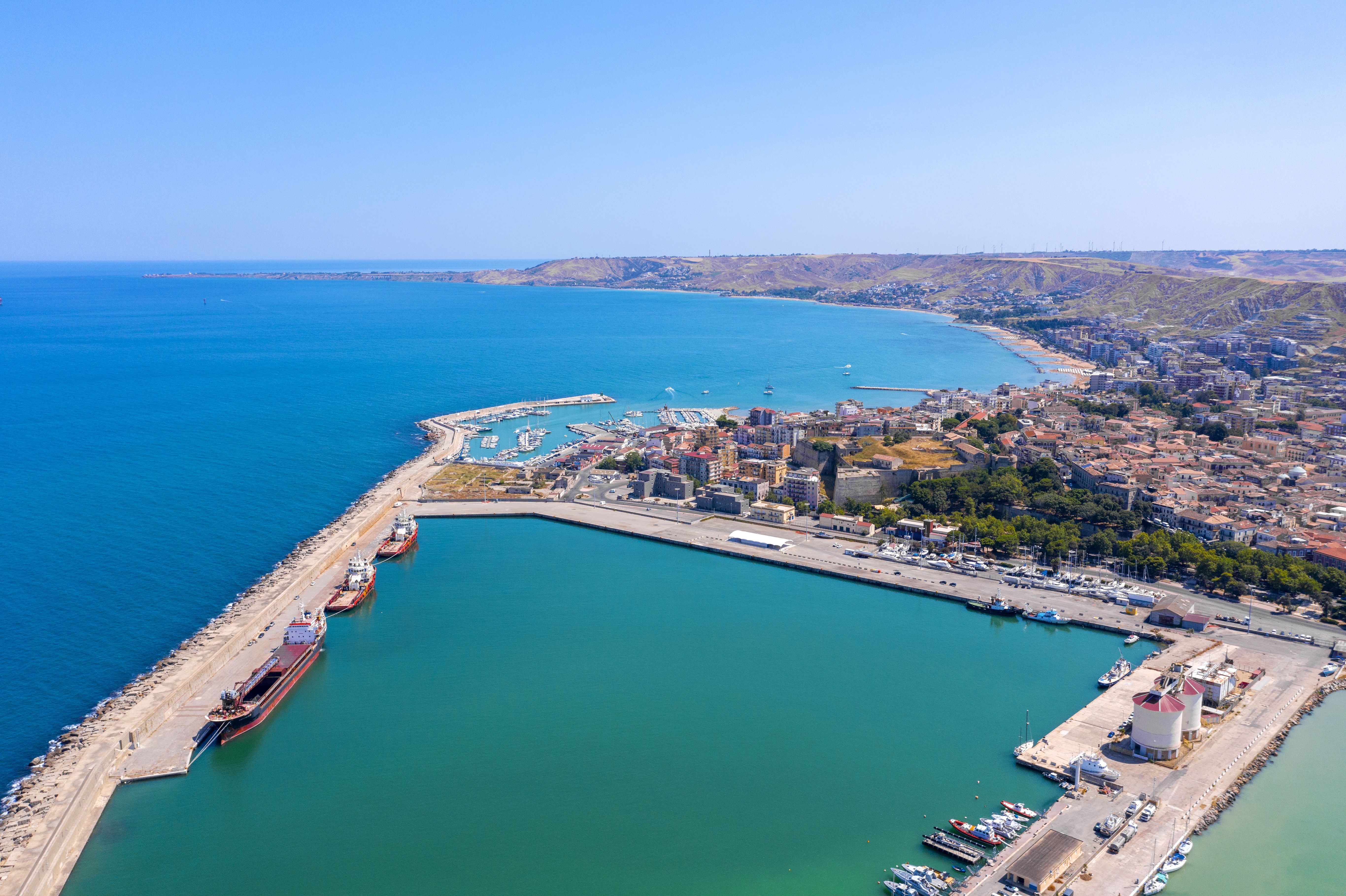 crotone coastline