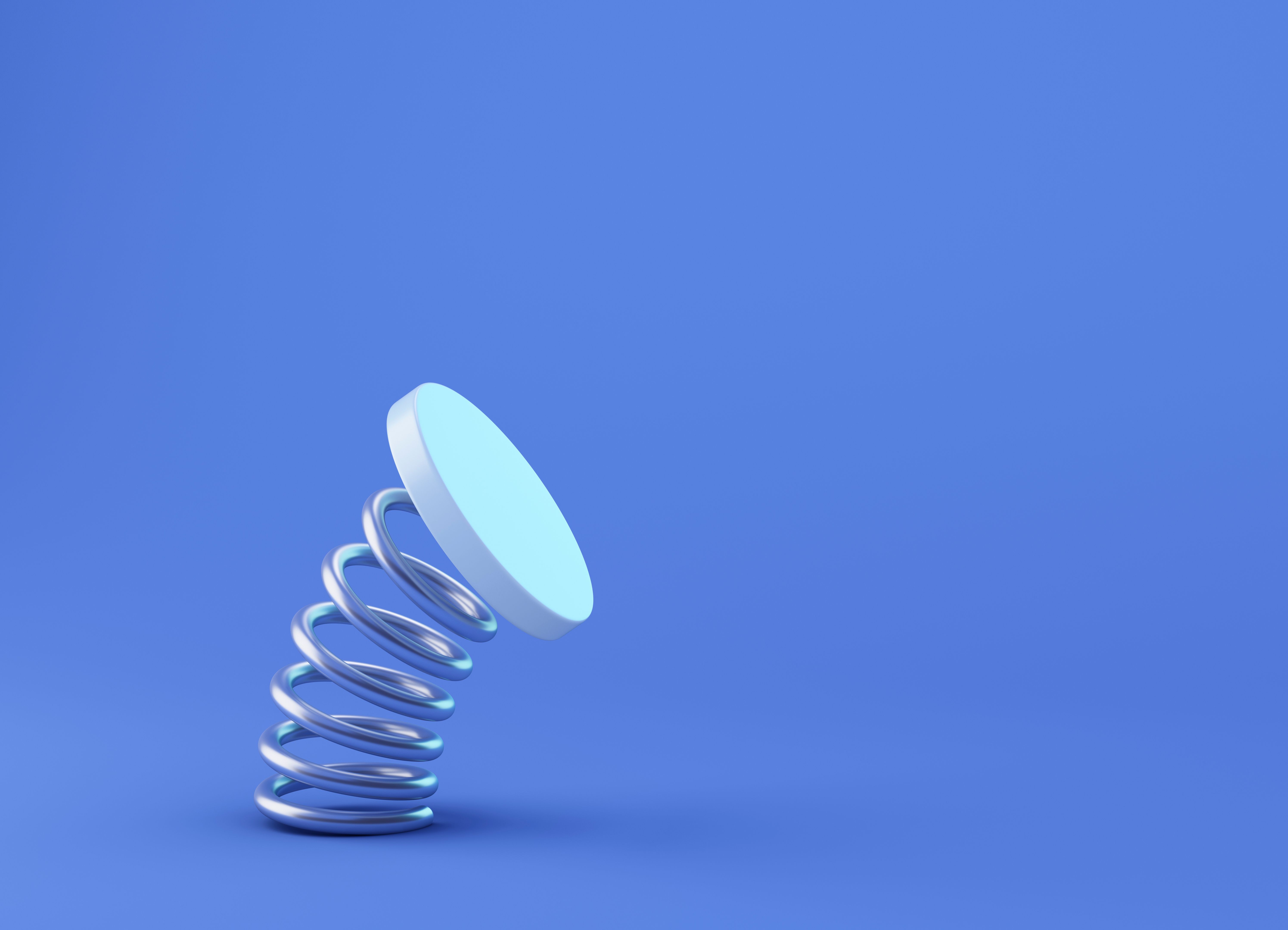 Jumping on coiled spring Jumping on coiled spring