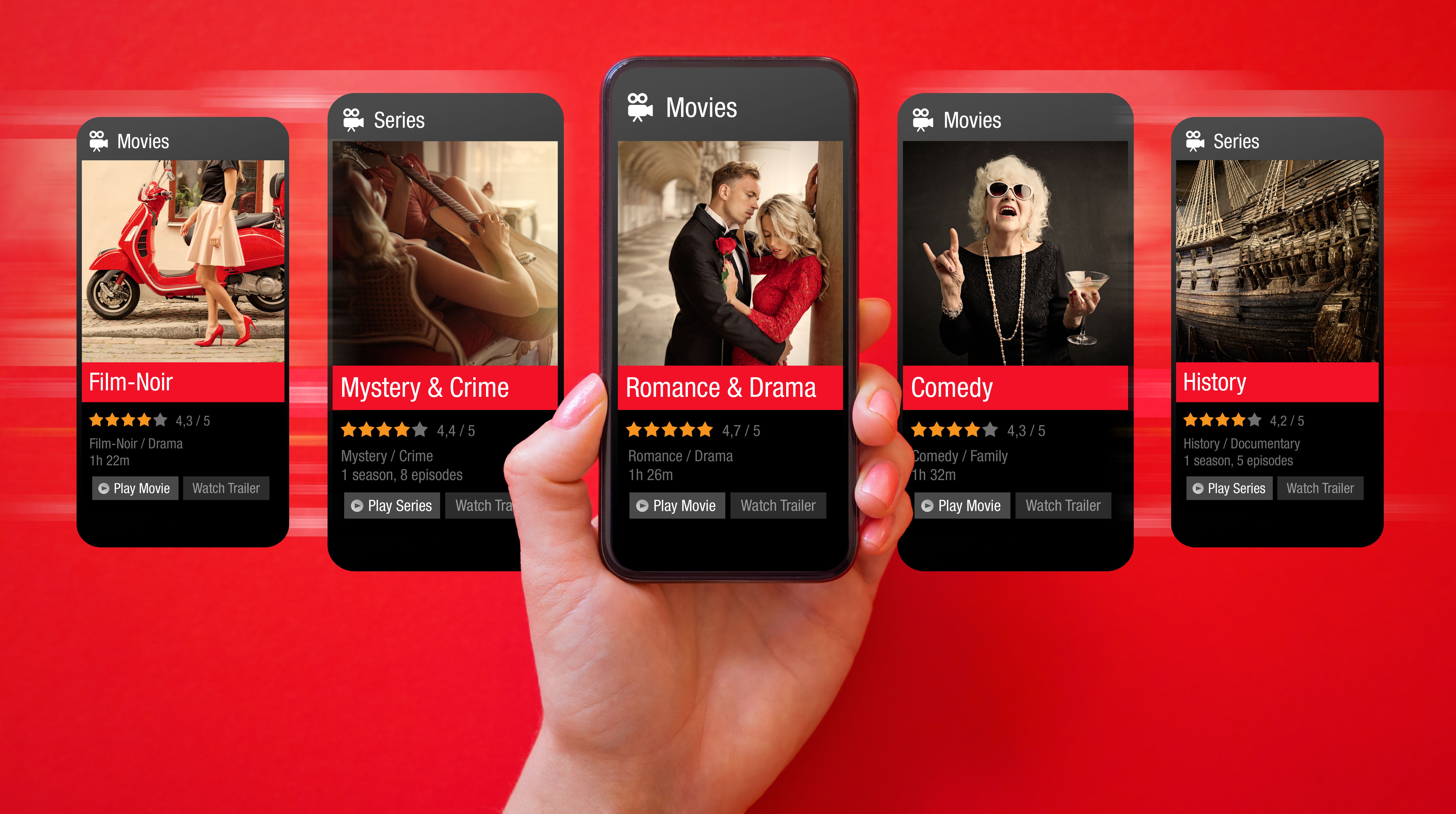 mobile video content