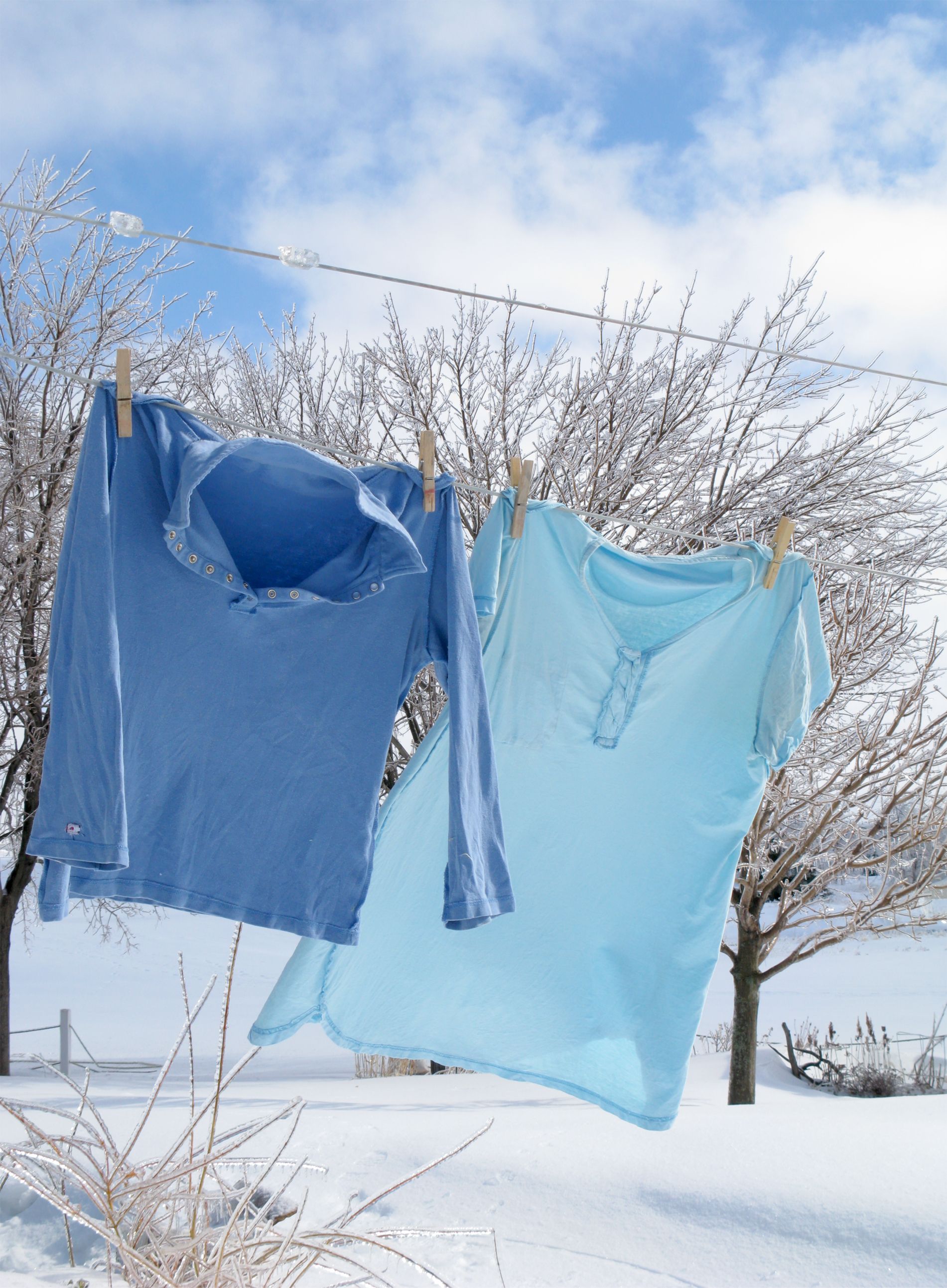 winter laundry