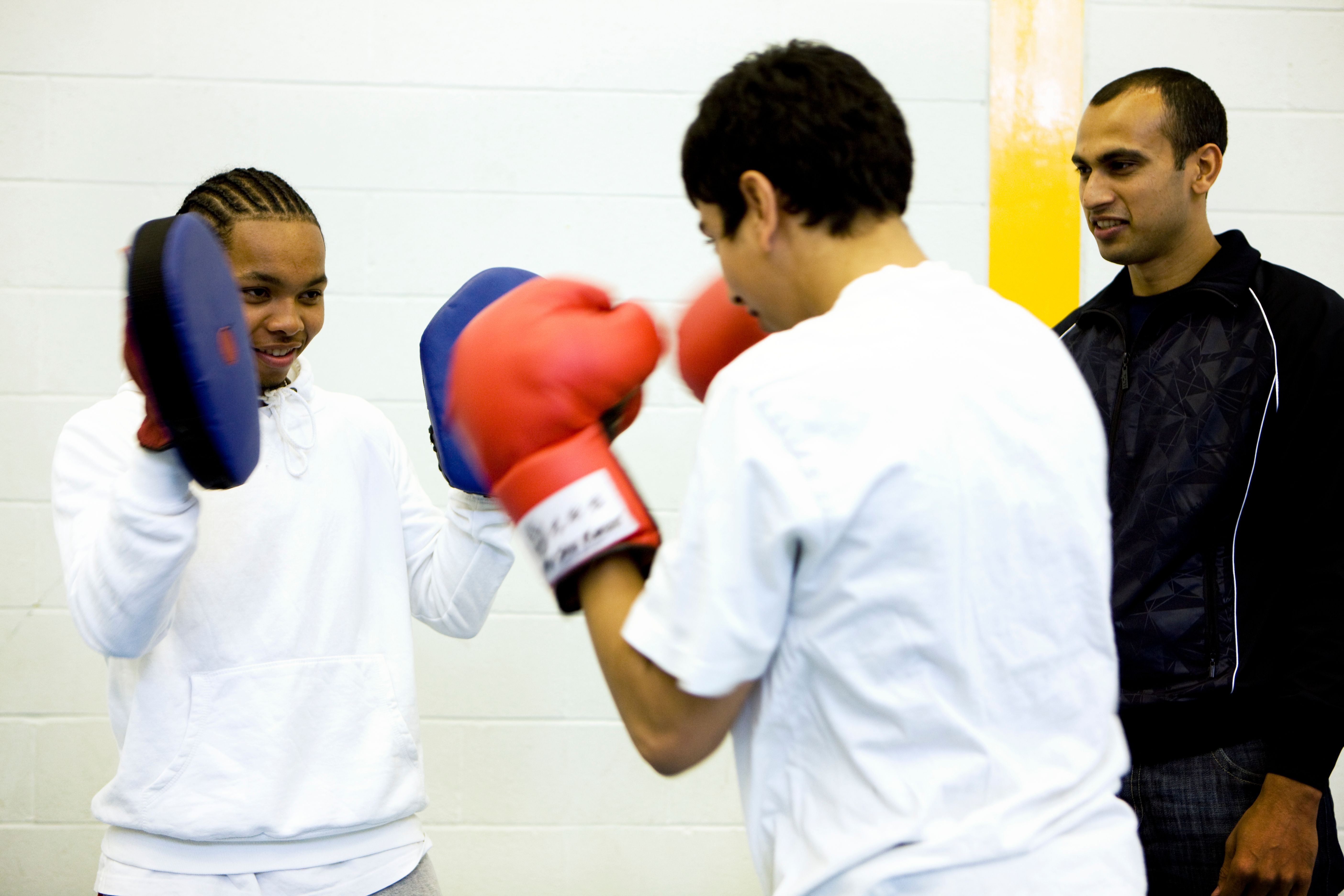 diverse boxing group