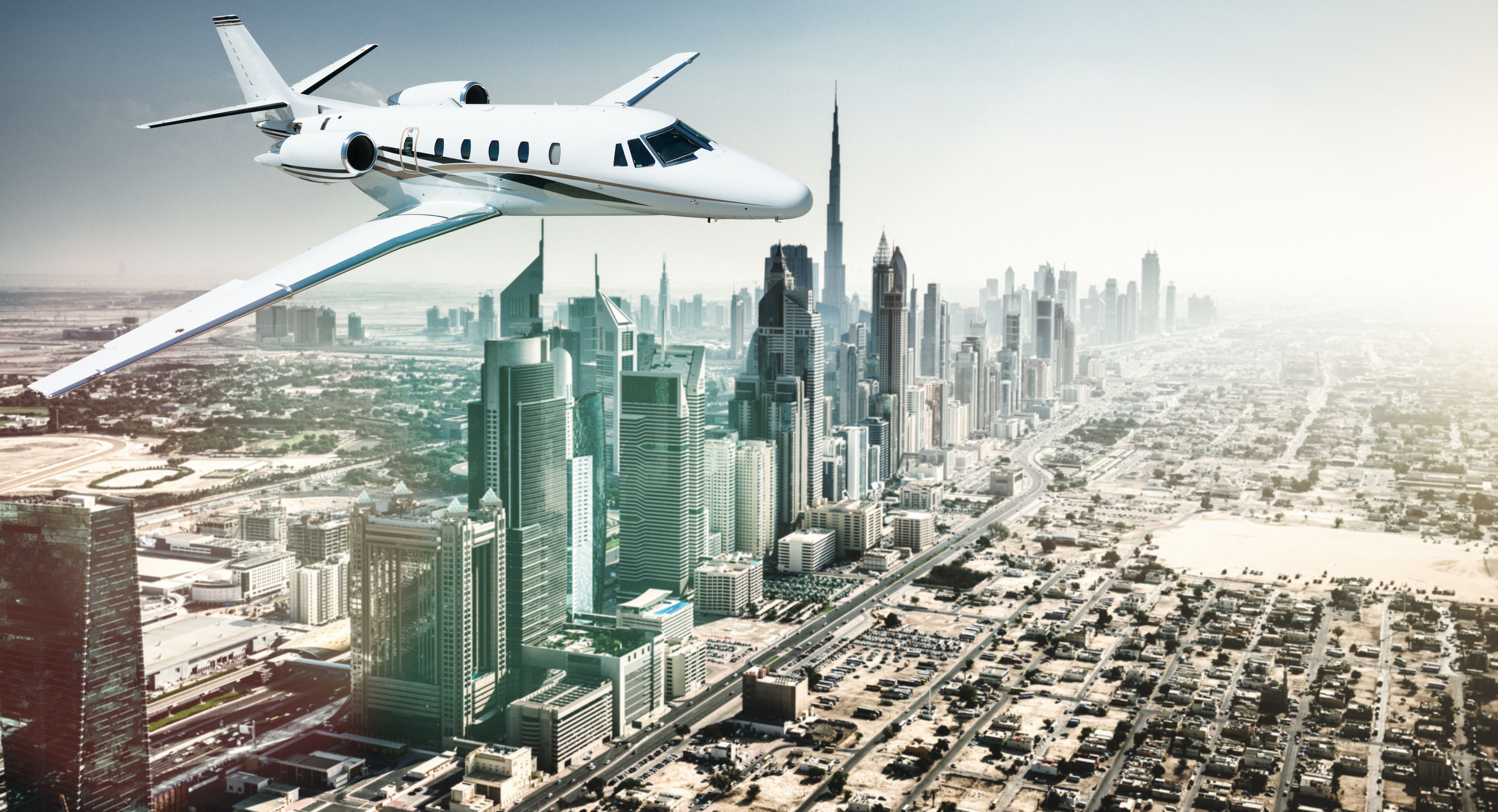 futuristic private jet