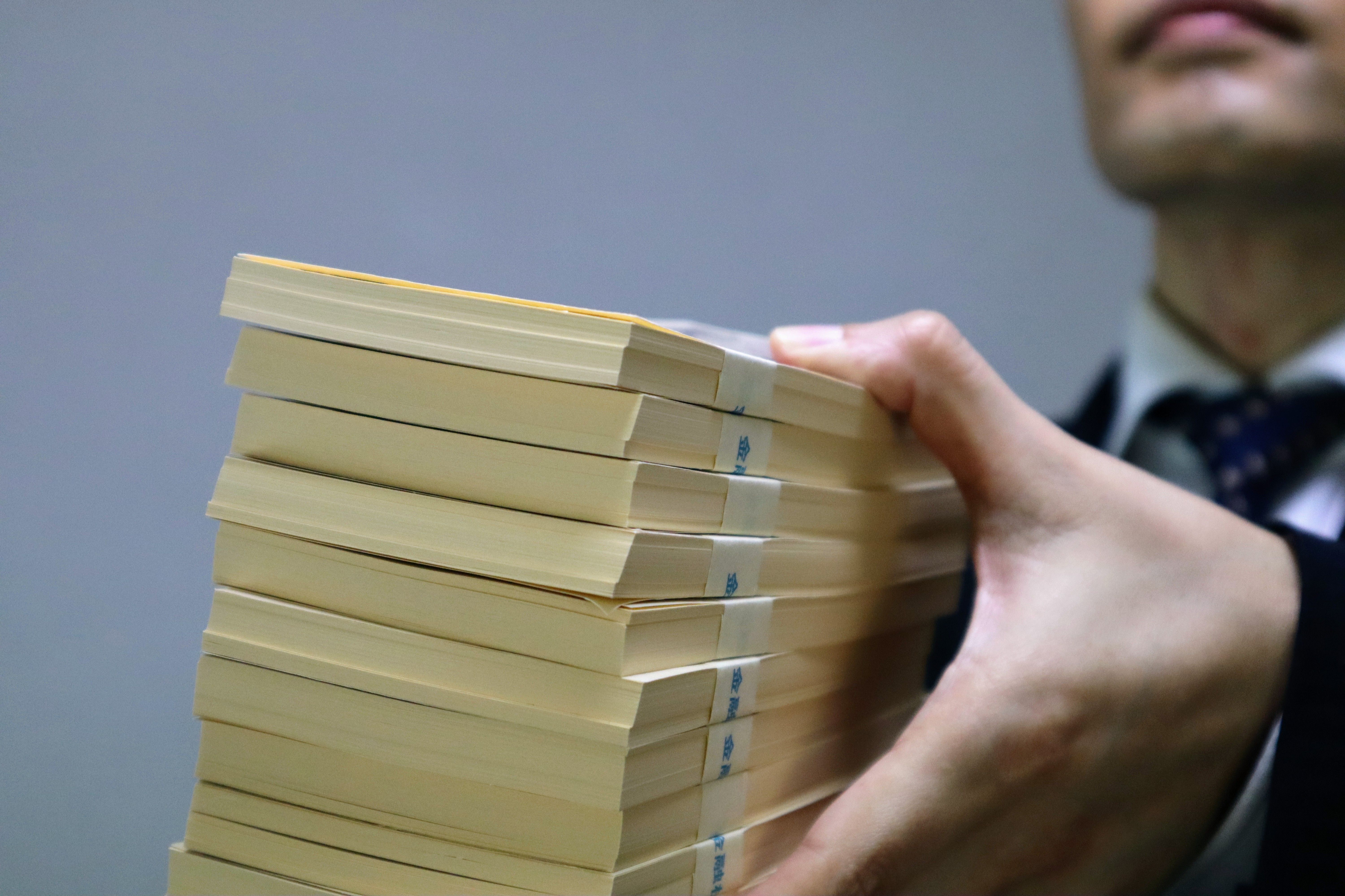 Person with a lot of money