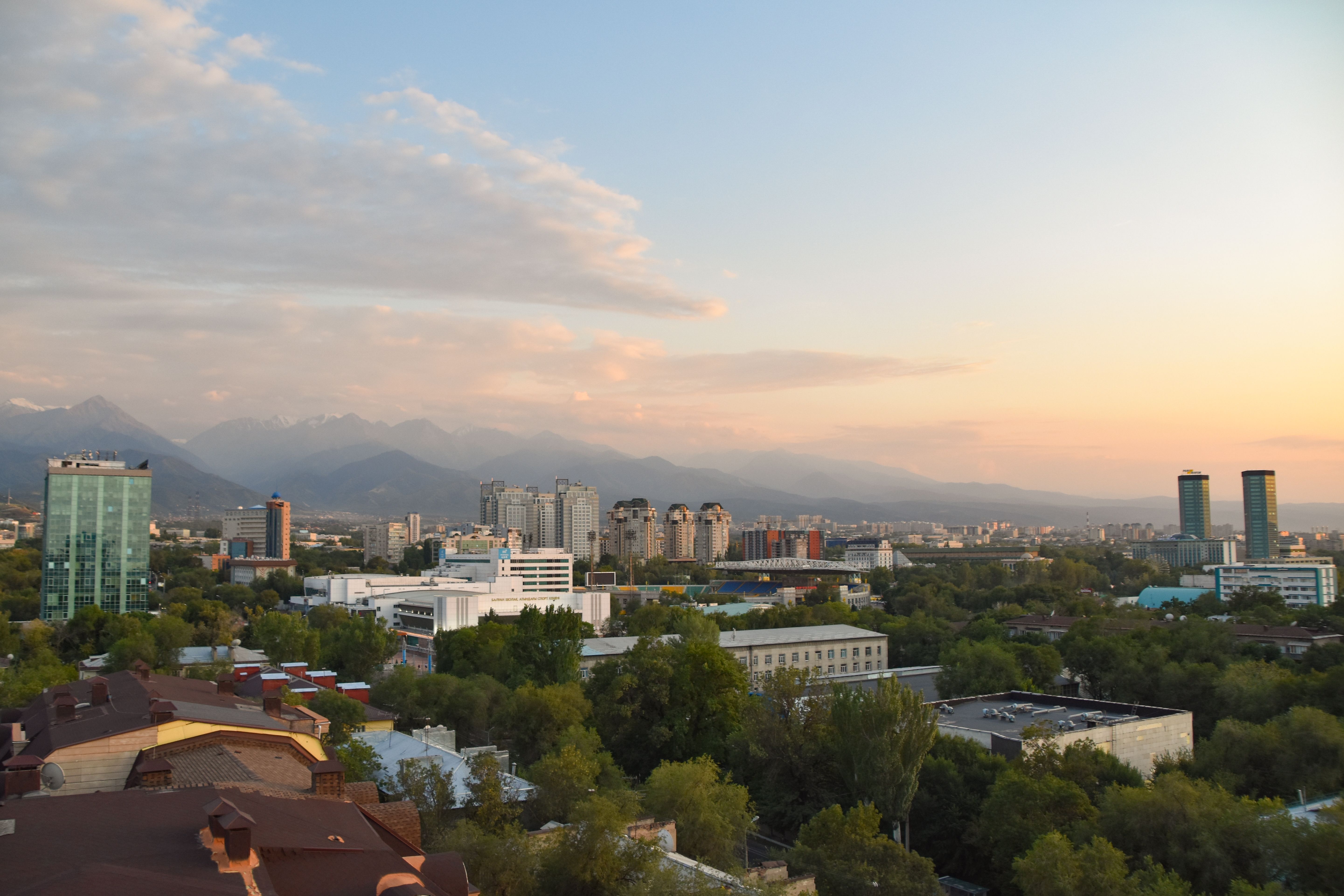 almaty skyline