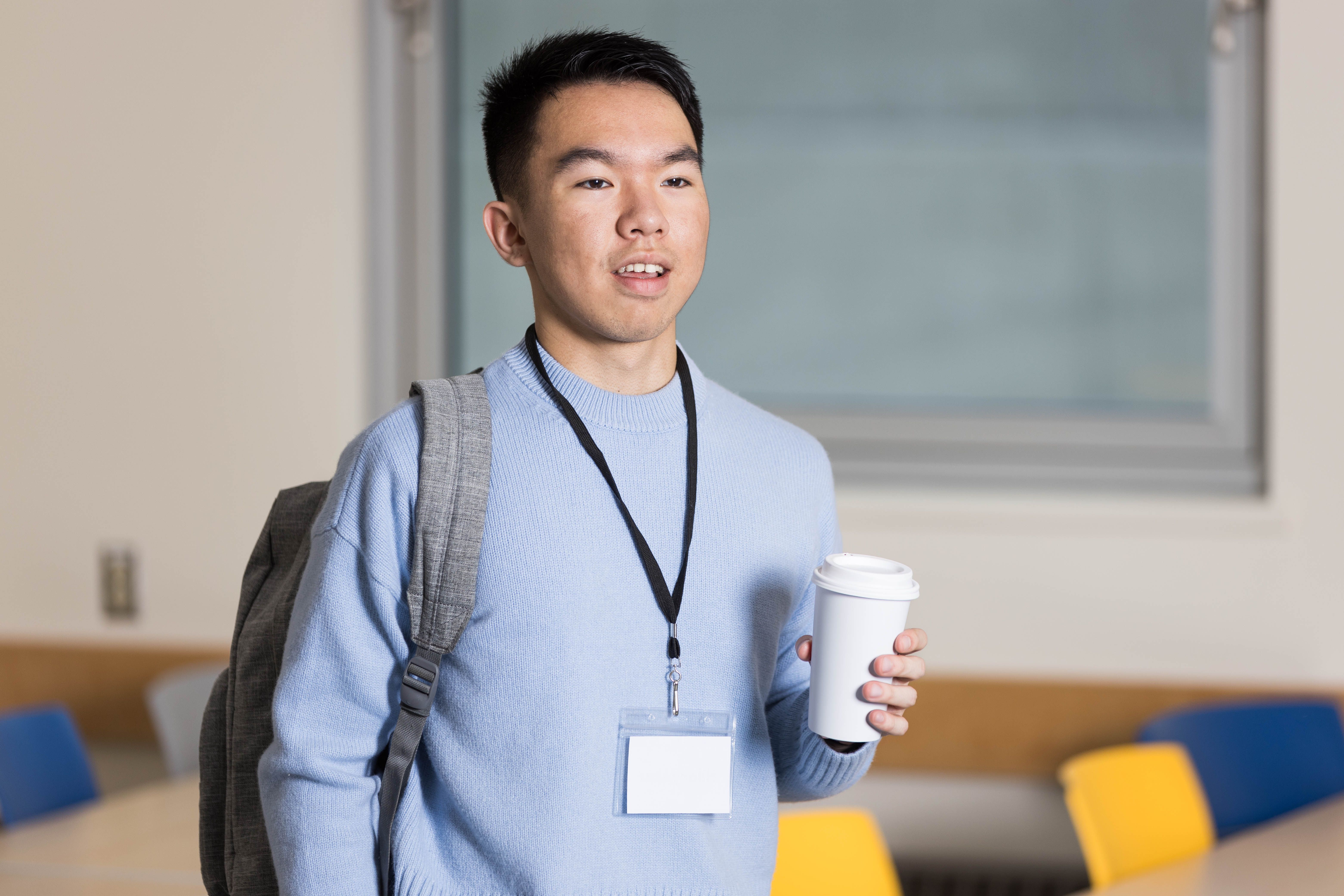 students at career fair