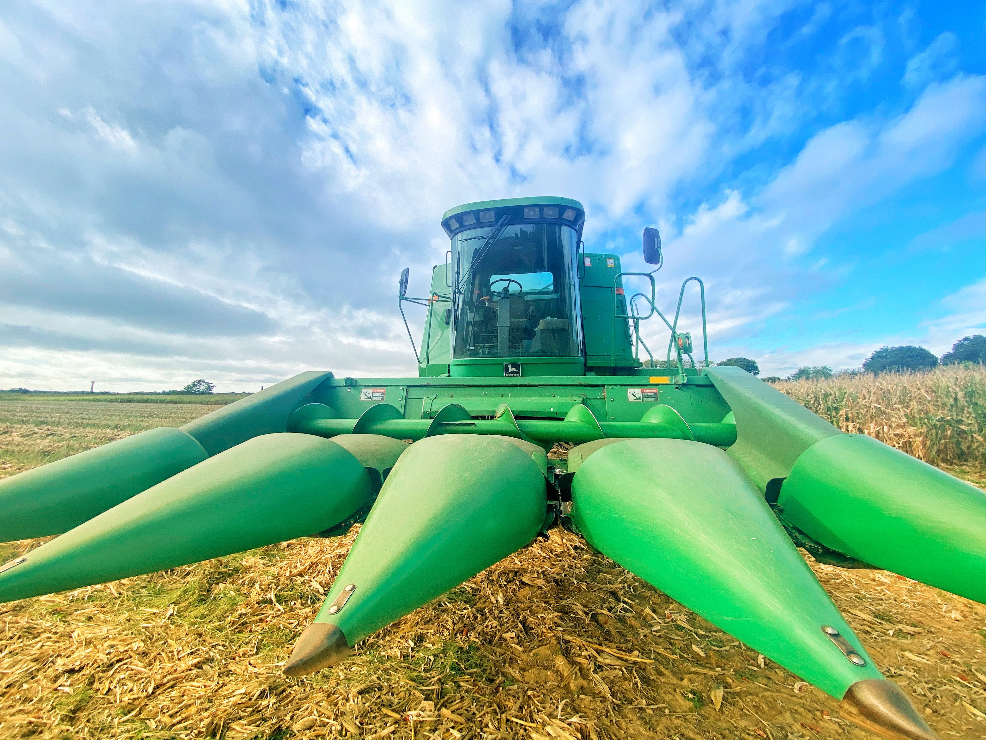 john deere harvester