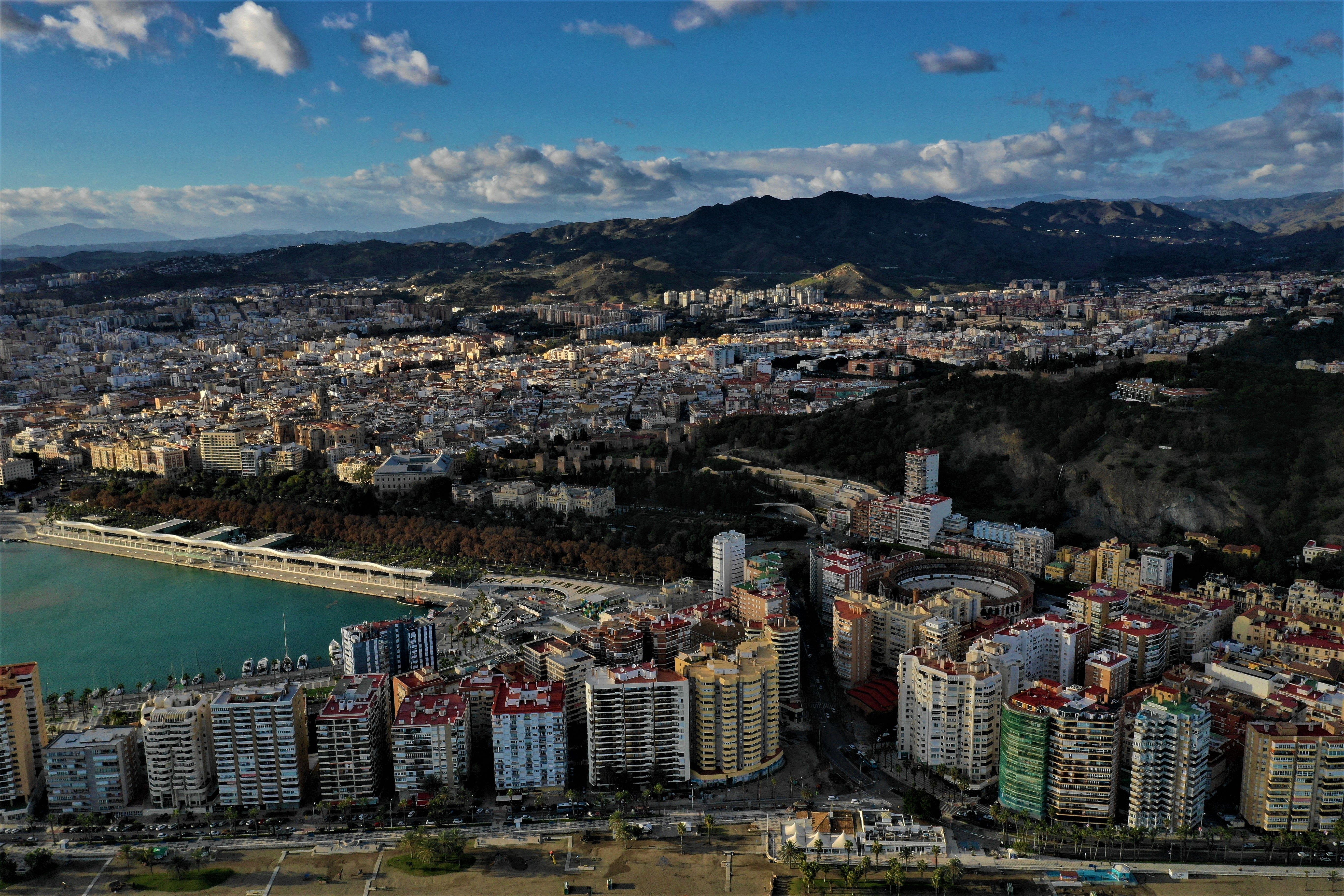 Malaga from above