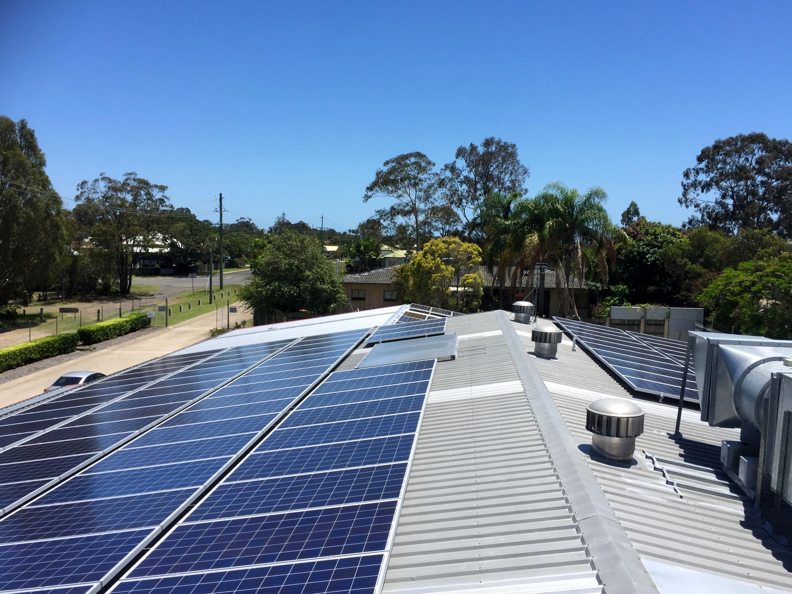 Solar Panels on a roof