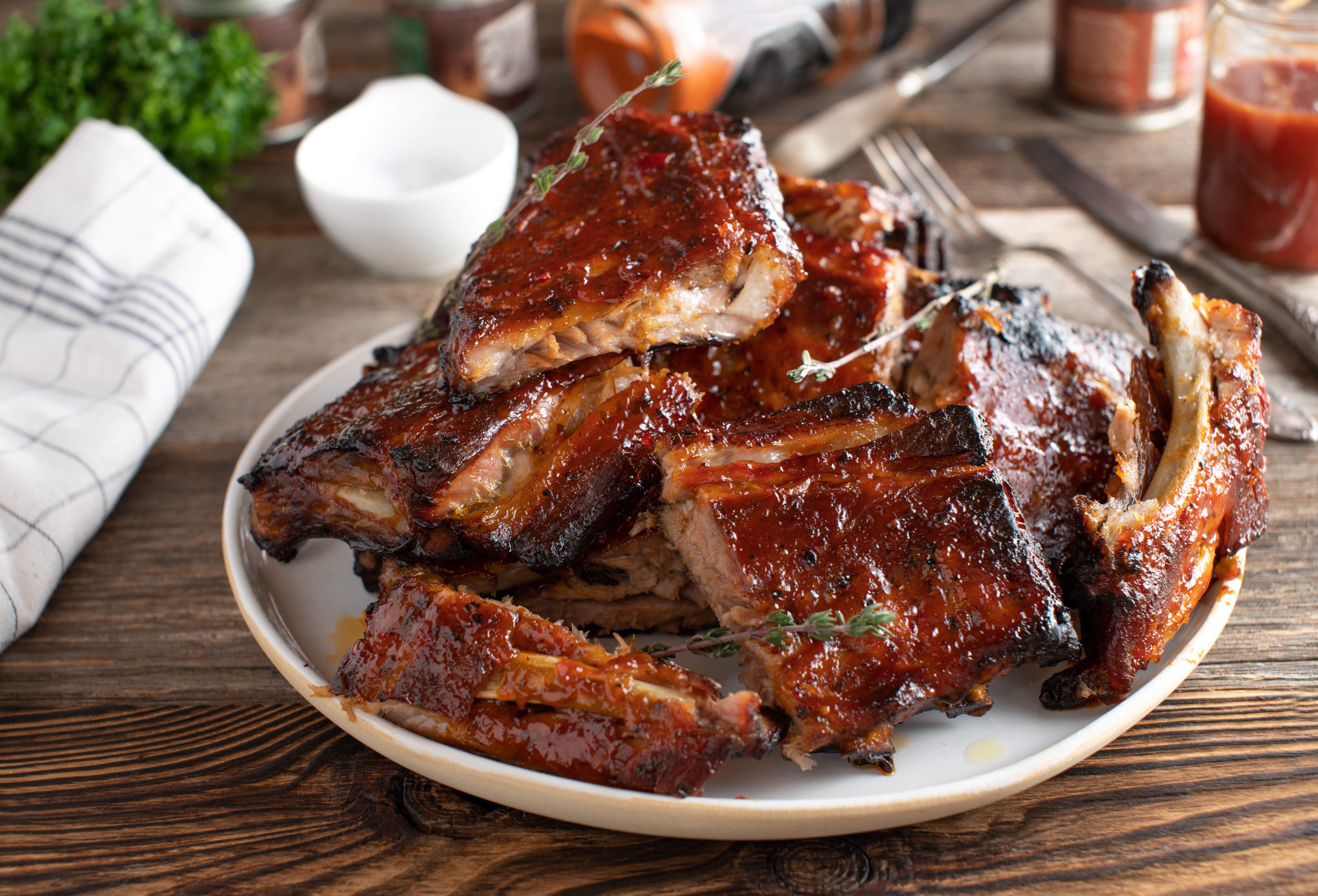 glazed ribs